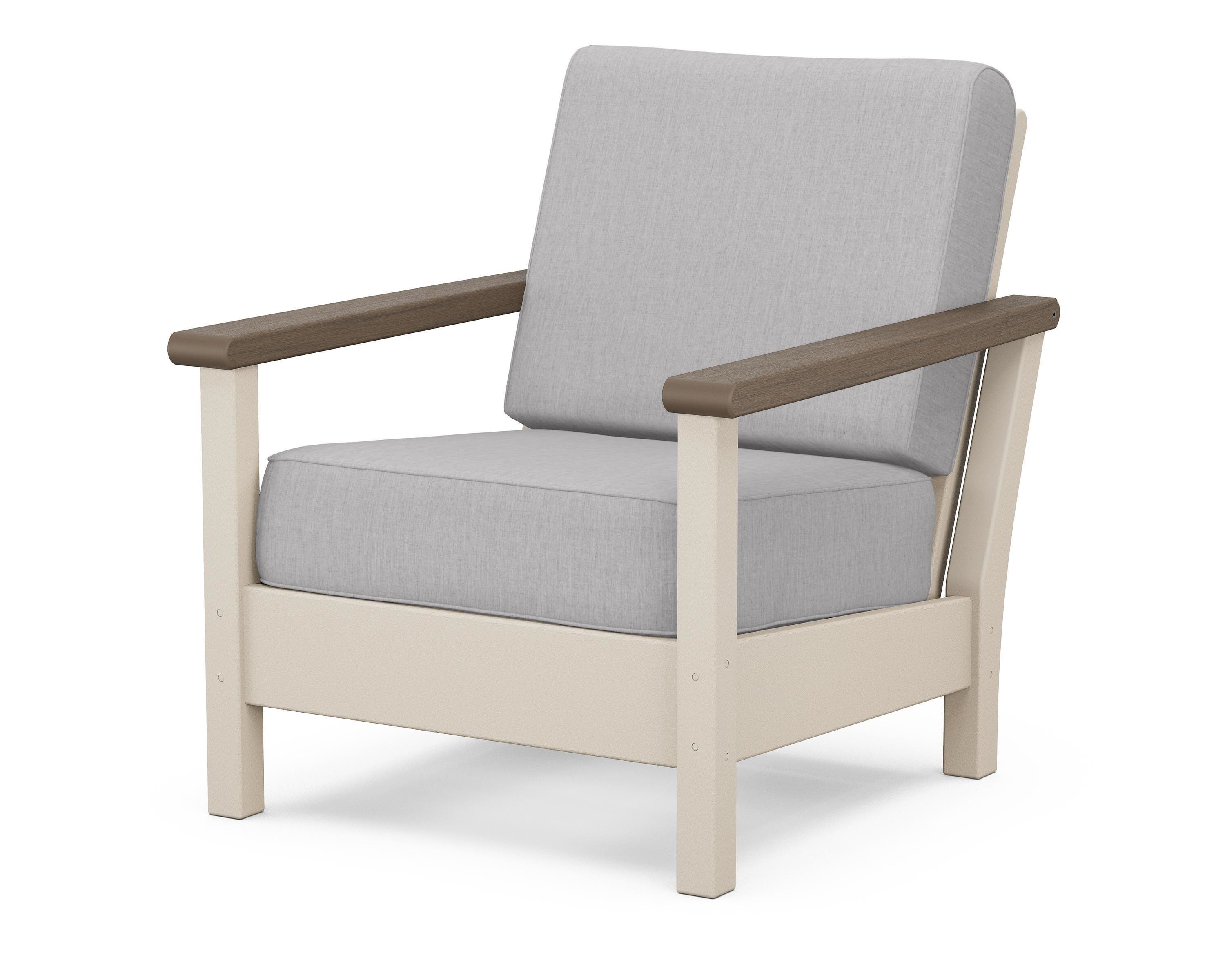 POLYWOOD® Harbour Deep Seating Chair in Sand / Kona / Granite