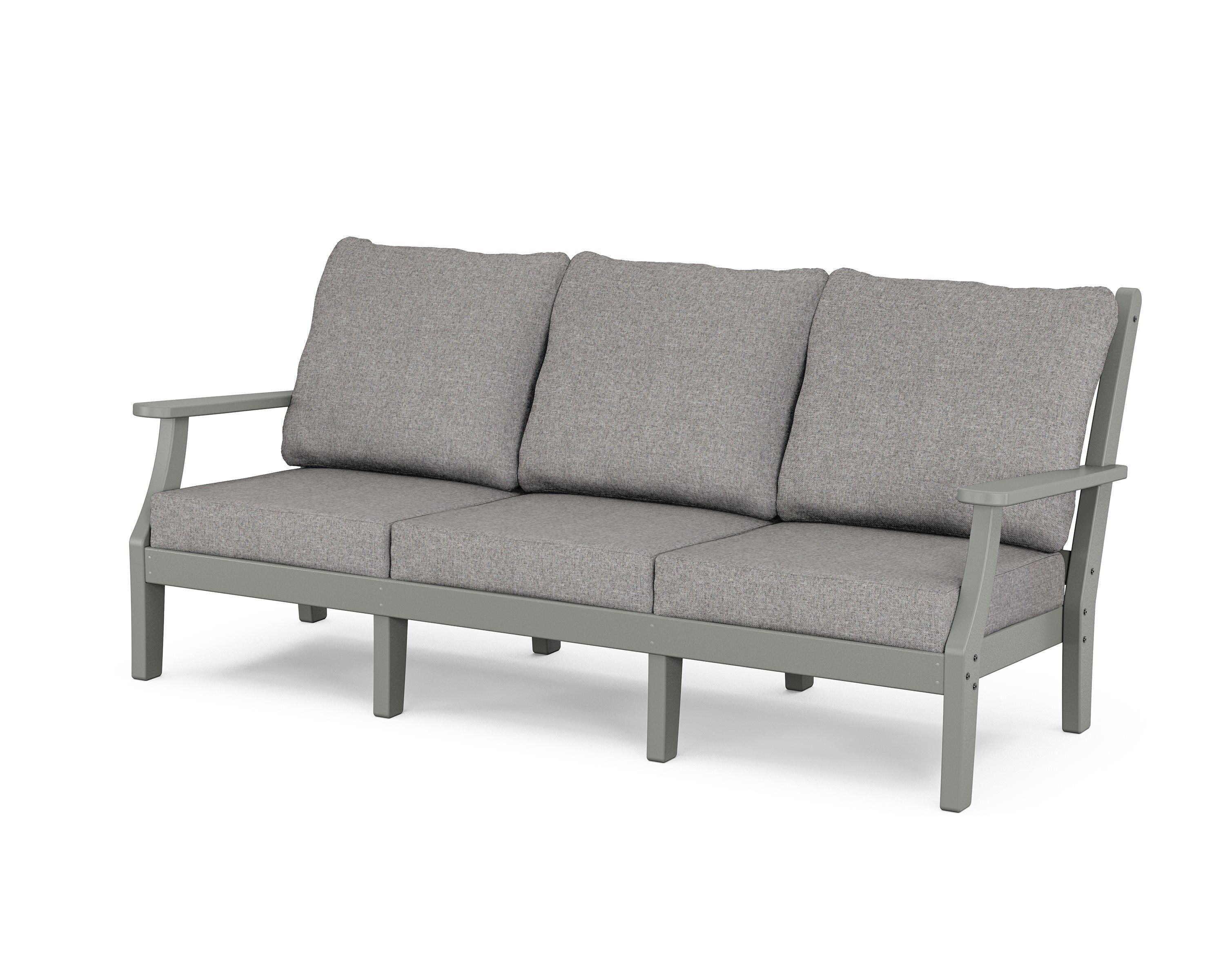 Country Living Wovendale Deep Seating Sofa in Slate Grey / Grey Mist