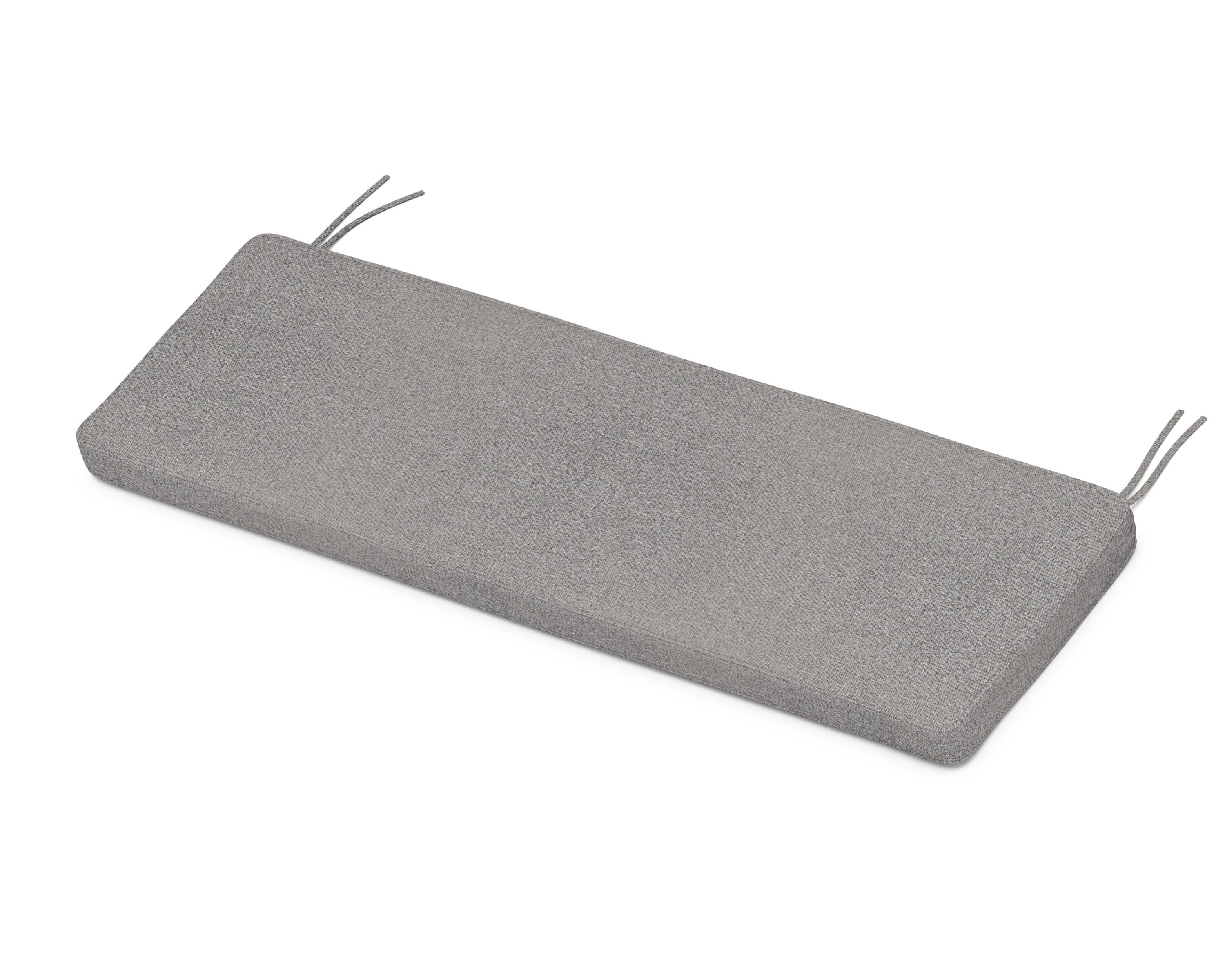 Martha Stewart by POLYWOOD® Chinoiserie Bench Seat Cushion in Grey Mist