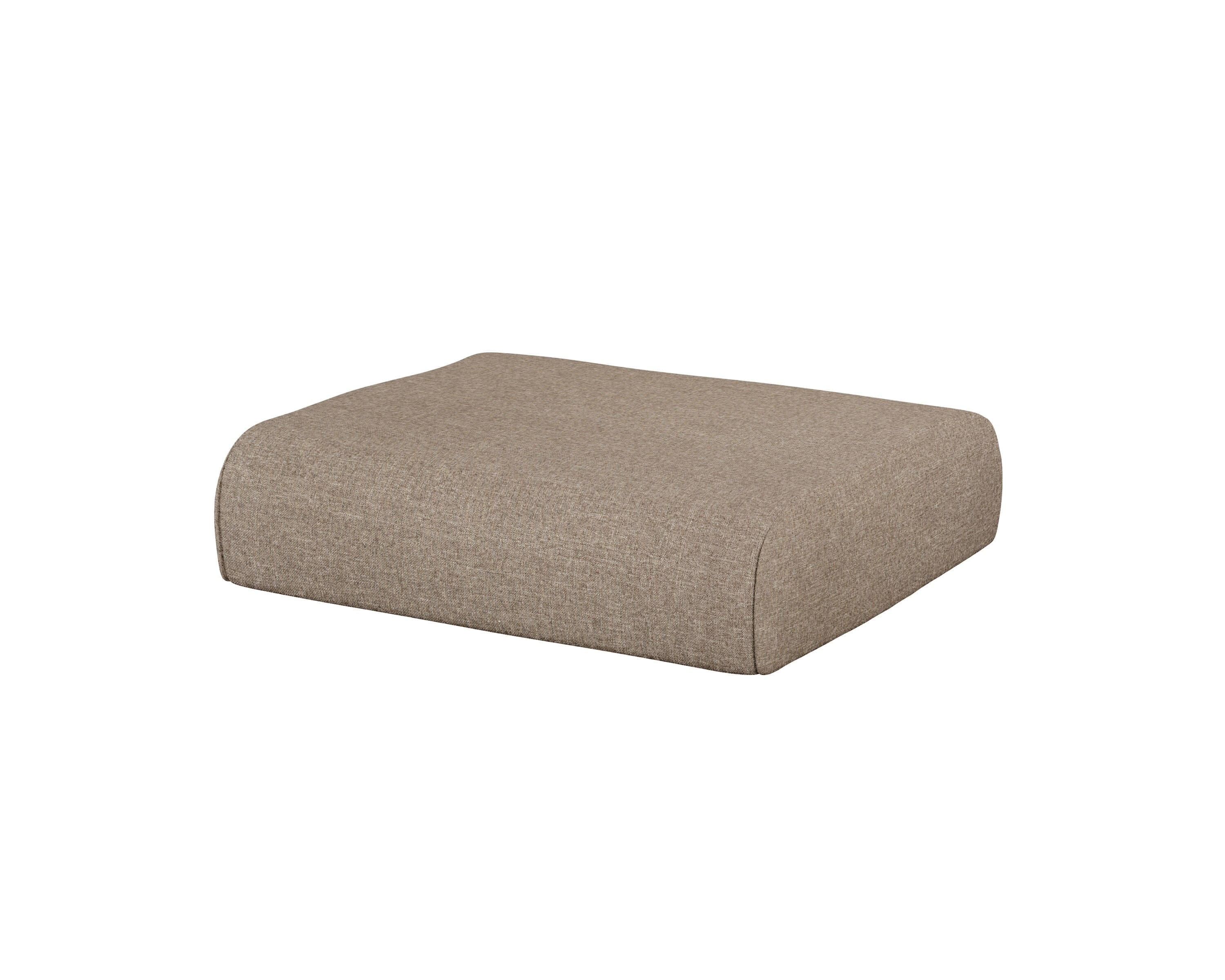 POLYWOOD® Club Ottoman Cushion in Spiced Burlap