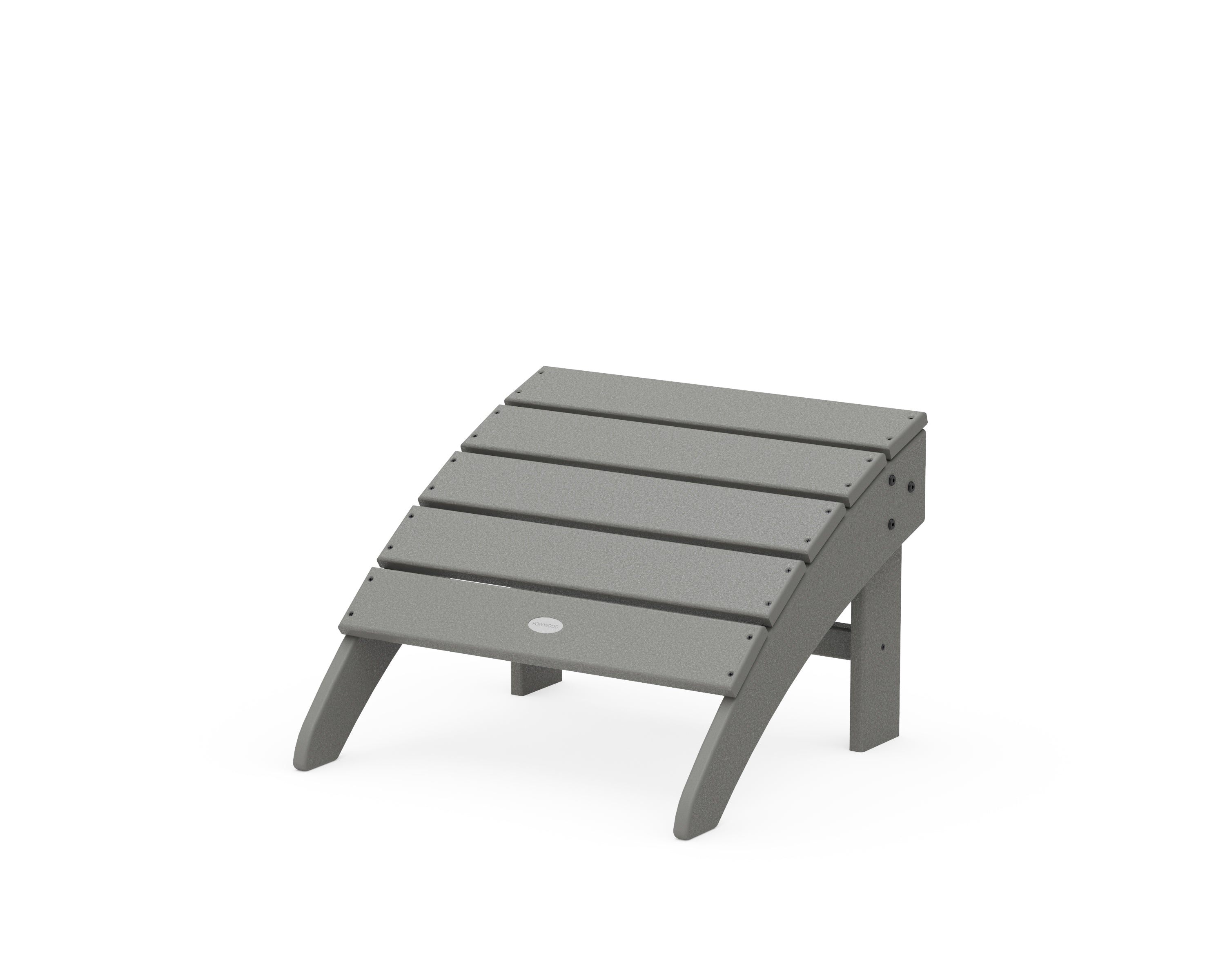 POLYWOOD® Palm Coast Ottoman in Slate Grey