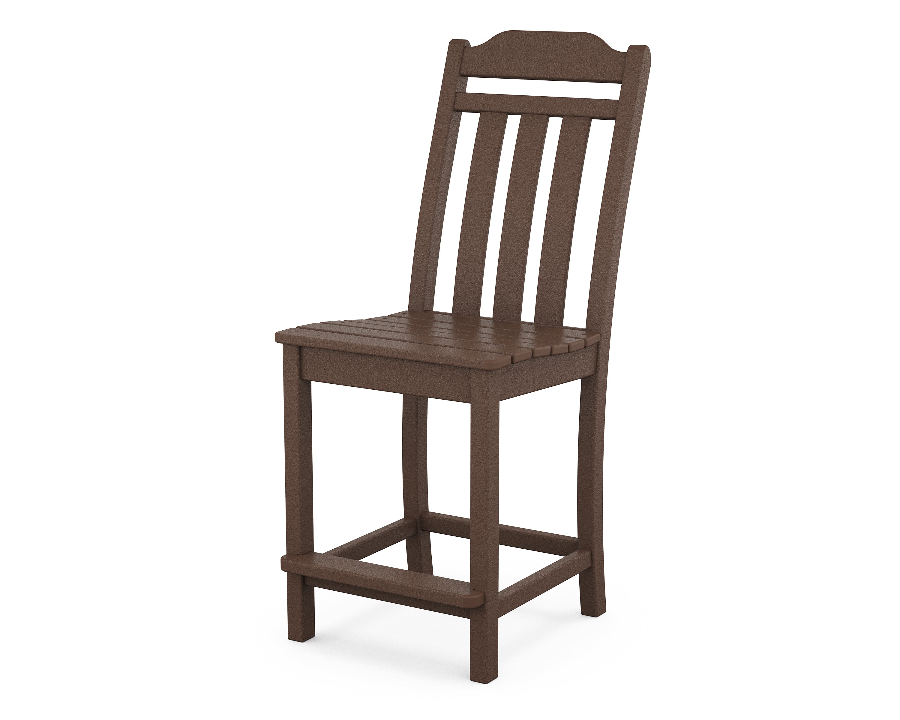 Country Living Cottage Counter Side Chair in Mahogany