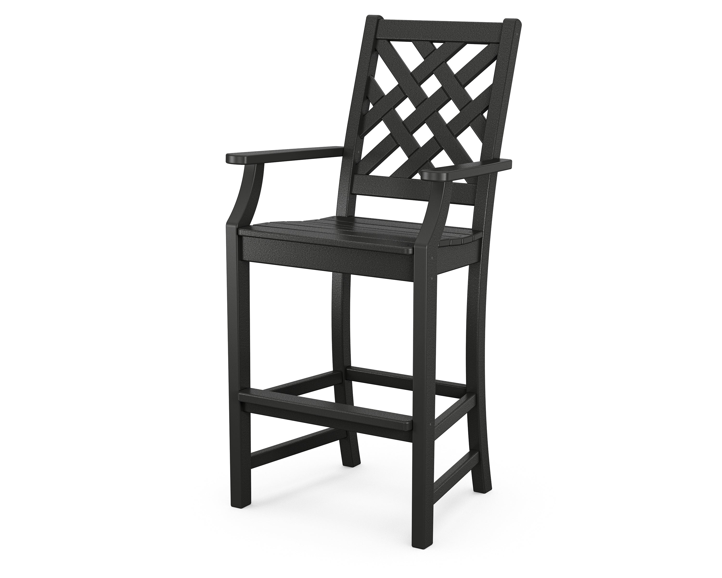 Country Living Wovendale Bar Arm Chair in Black