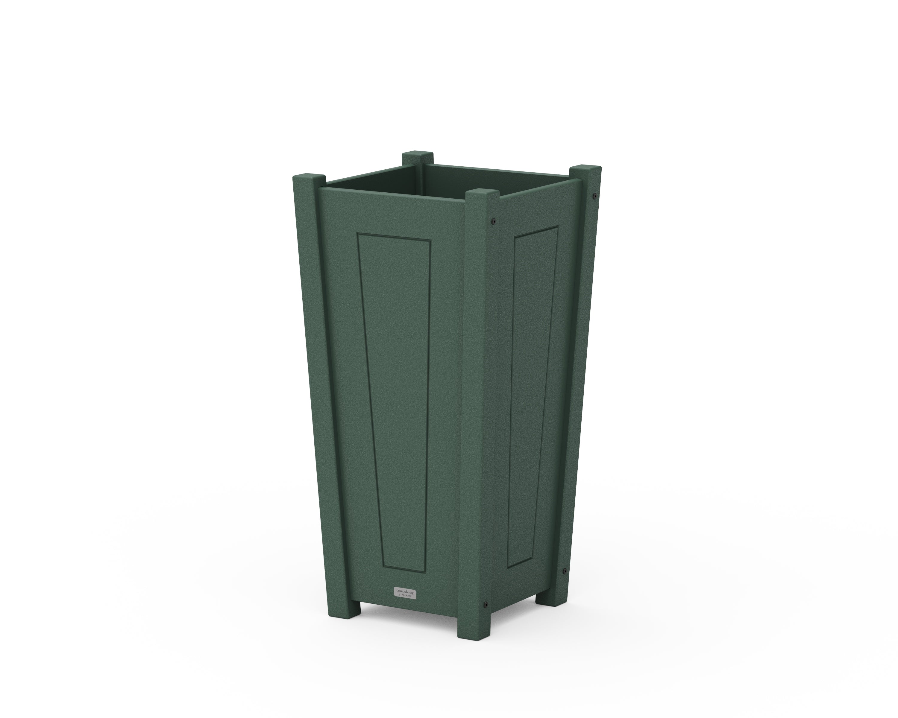 Country Living Country Living Tapered Square Planter Box in Green