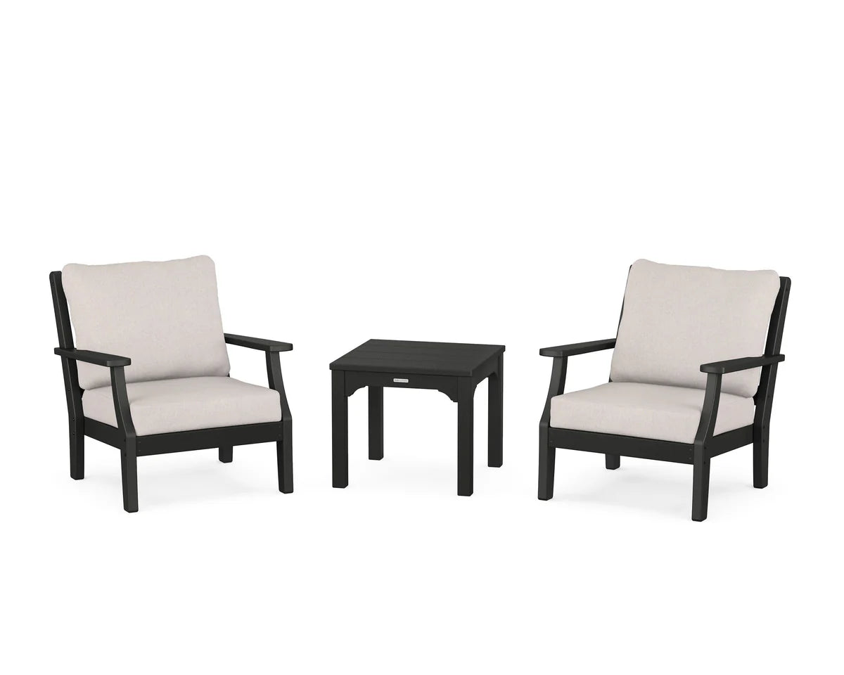 Chinoiserie 3-Piece Deep Seating Set