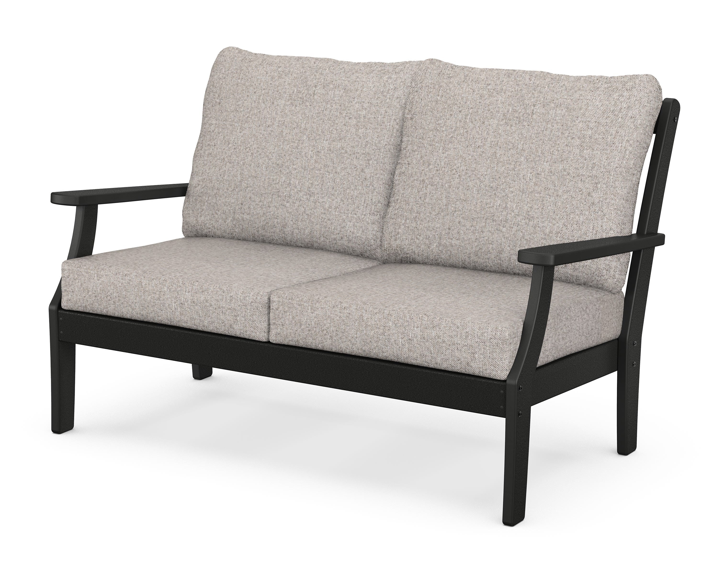 Braxton Deep Seating Loveseat - Black