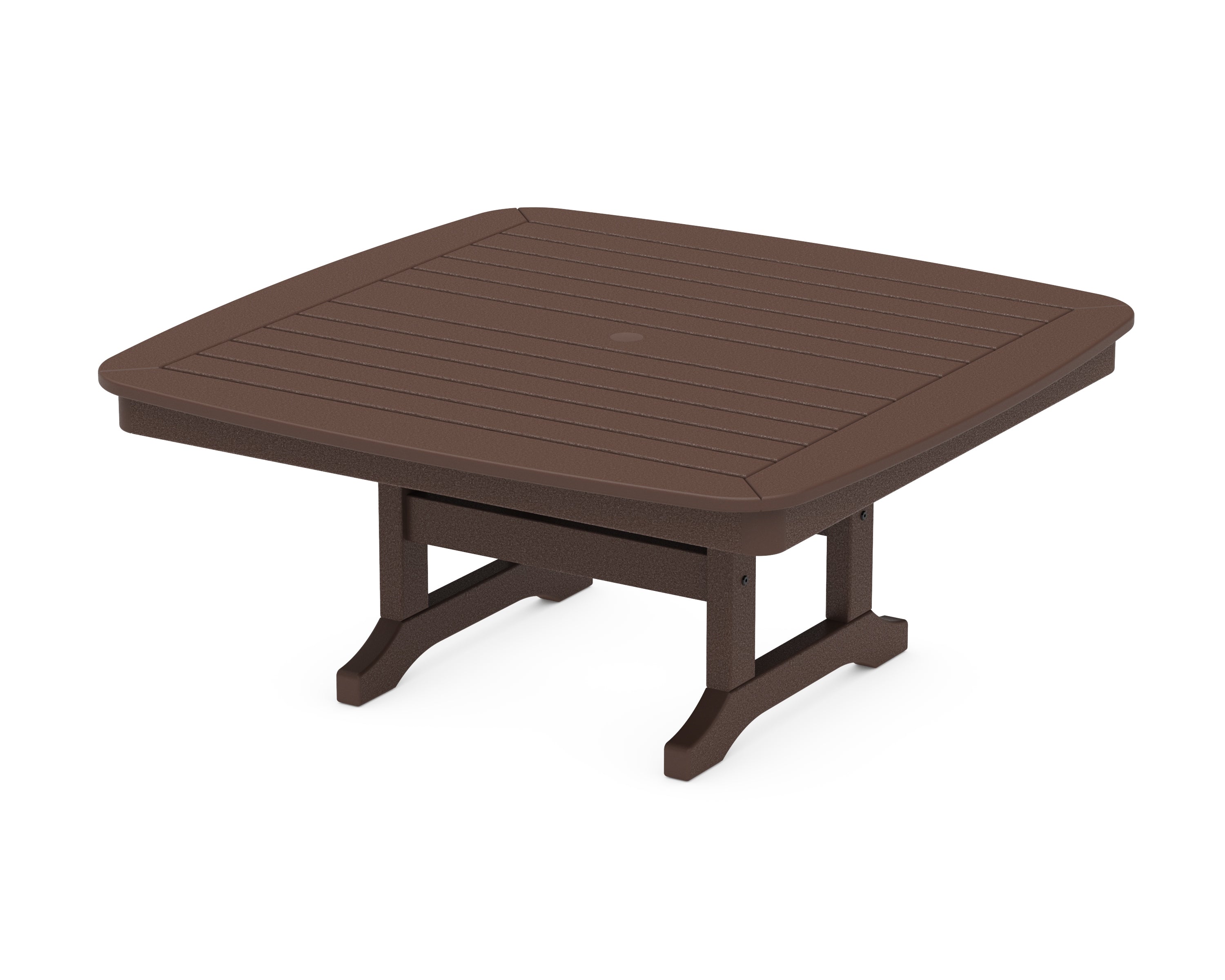 POLYWOOD® Nautical 44" Conversation Table in Mahogany