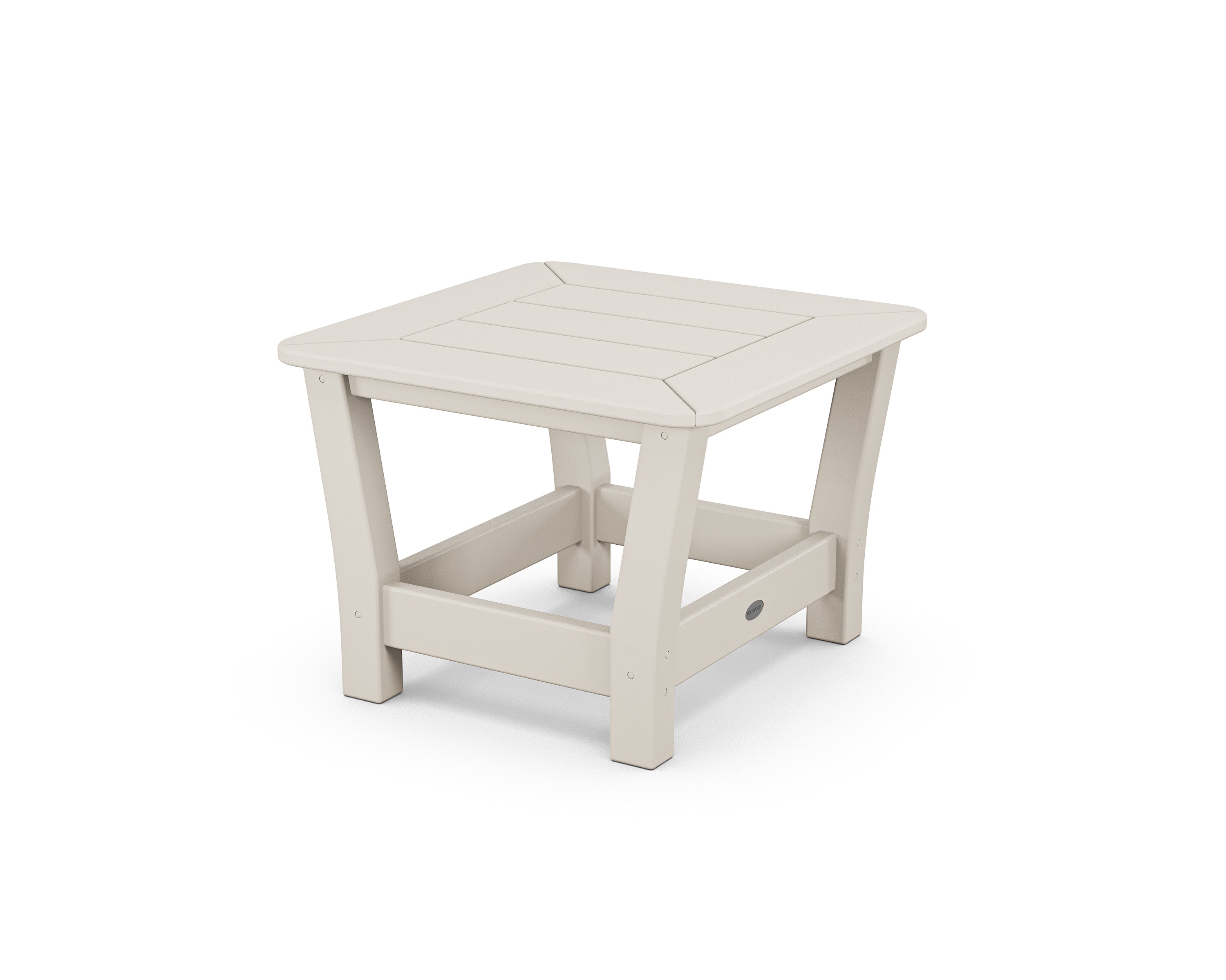 POLYWOOD® Harbour Slat End Table in Sand