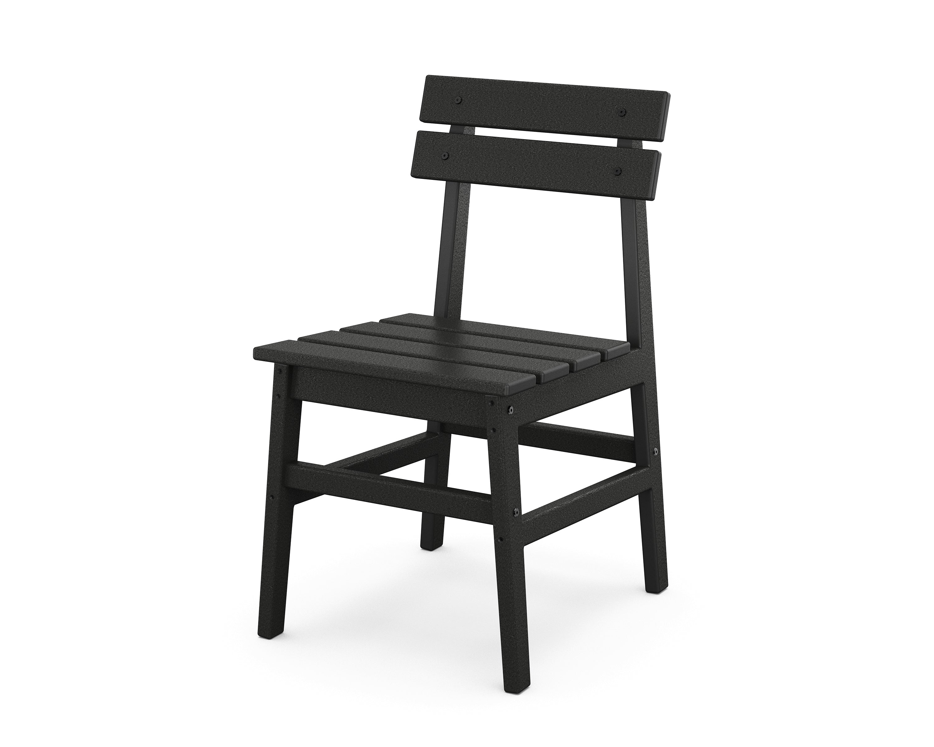 POLYWOOD® Modern Studio Plaza Chair (Single) in Black