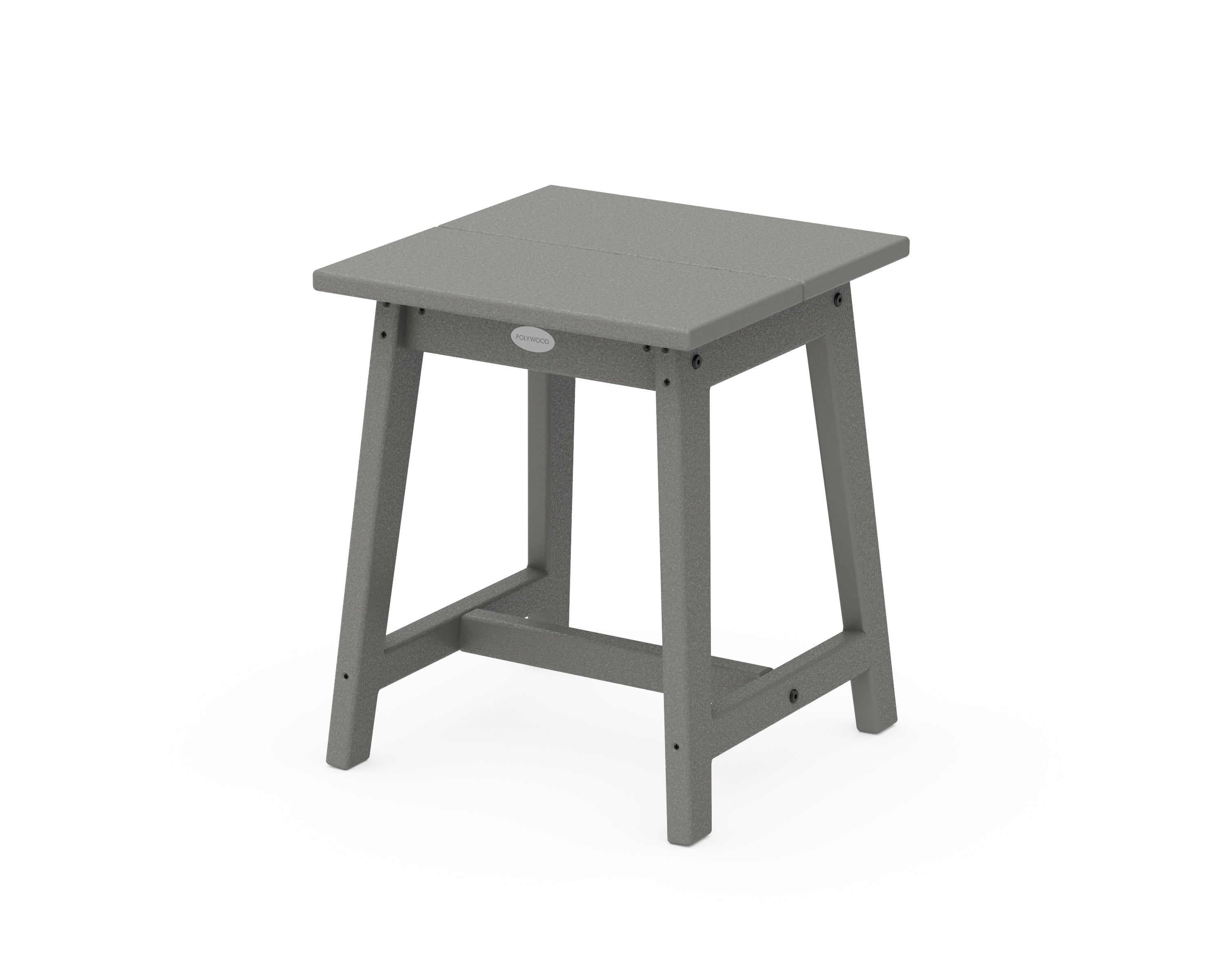 POLYWOOD® Studio Side Table in Slate Grey