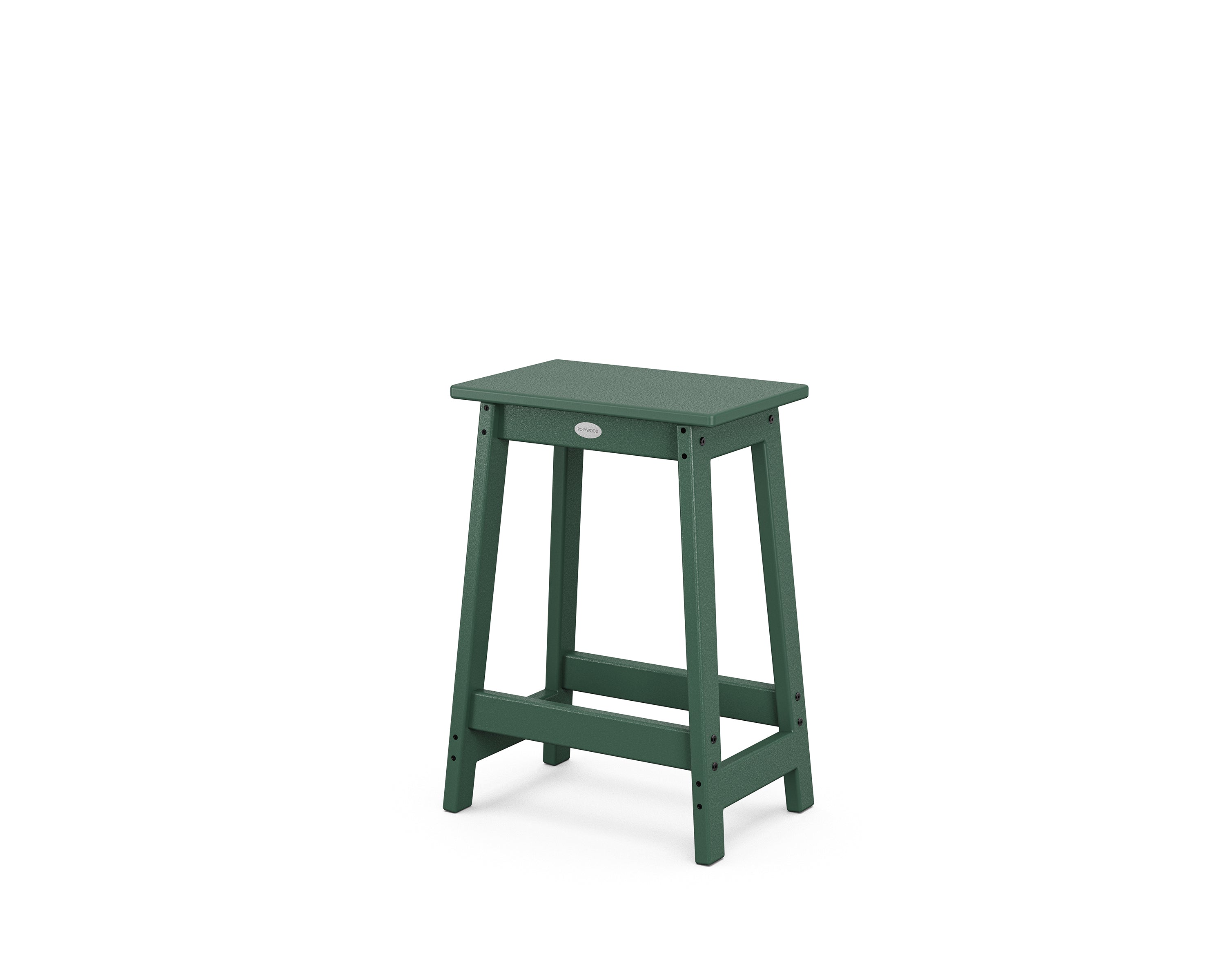 POLYWOOD® Modern Studio Counter Stool in Green