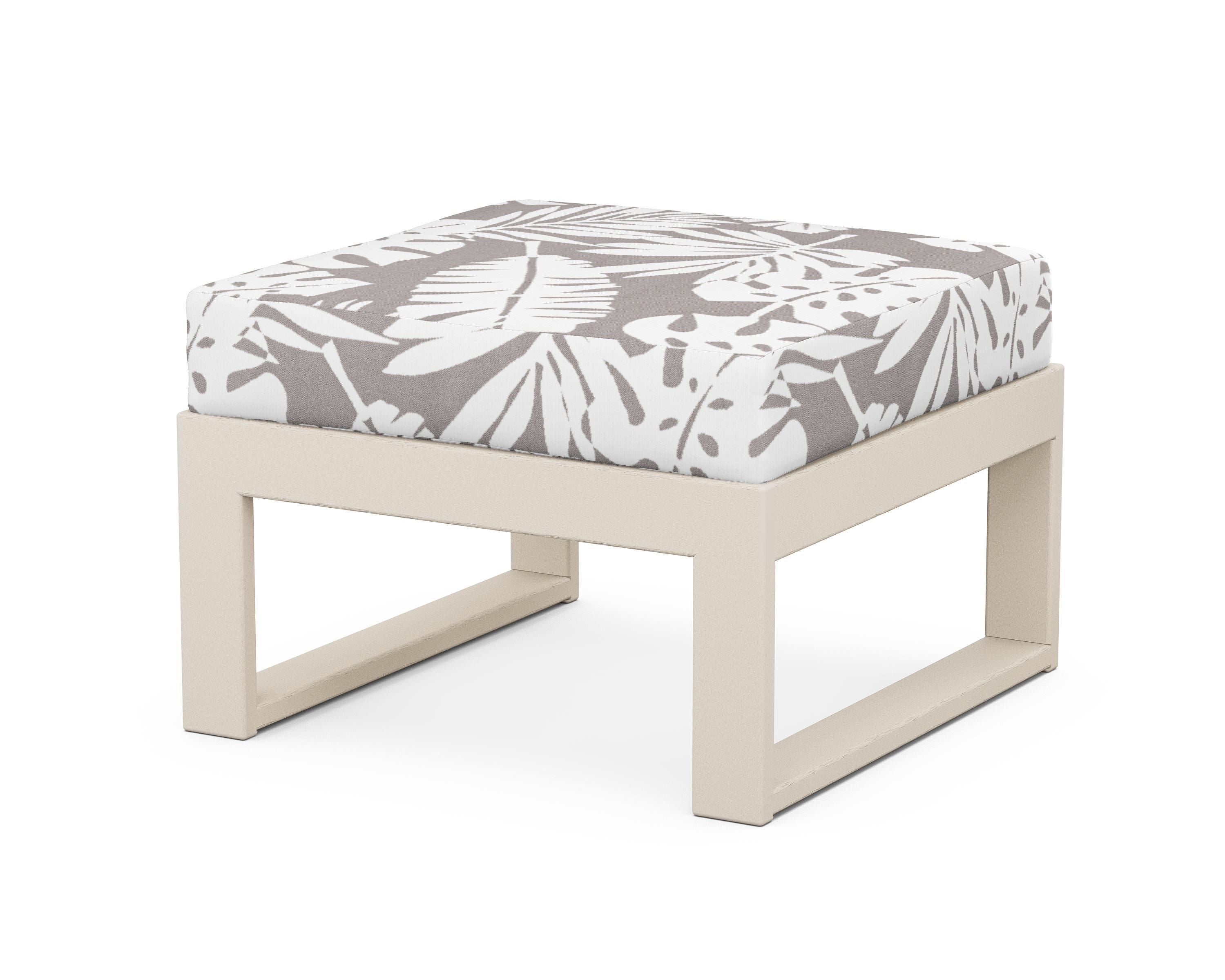 Unbranded Modular Ottoman - Modern in Sand / Leaf Grey Mist