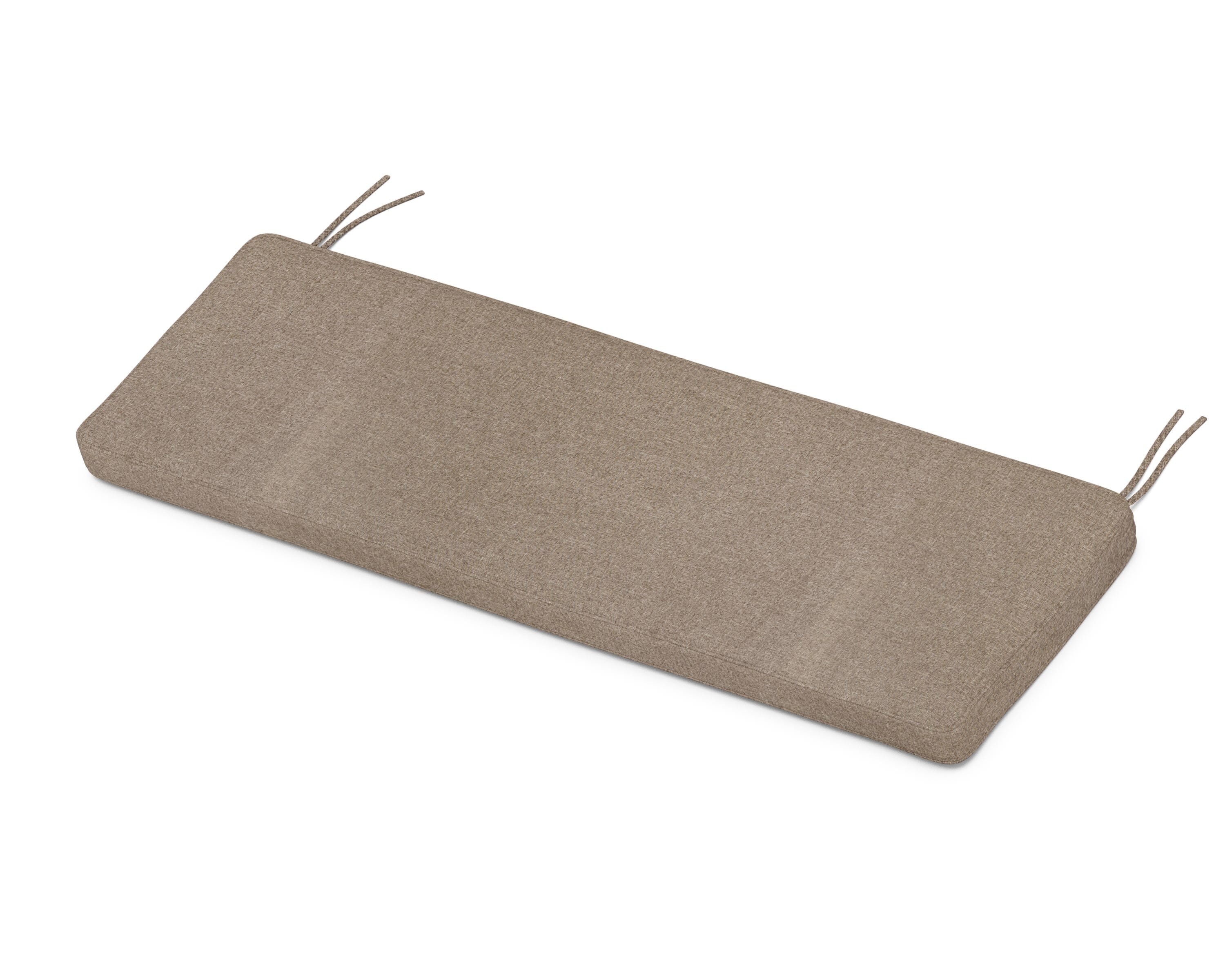 Martha Stewart by POLYWOOD® Chinoiserie Bench Seat Cushion in Spiced Burlap