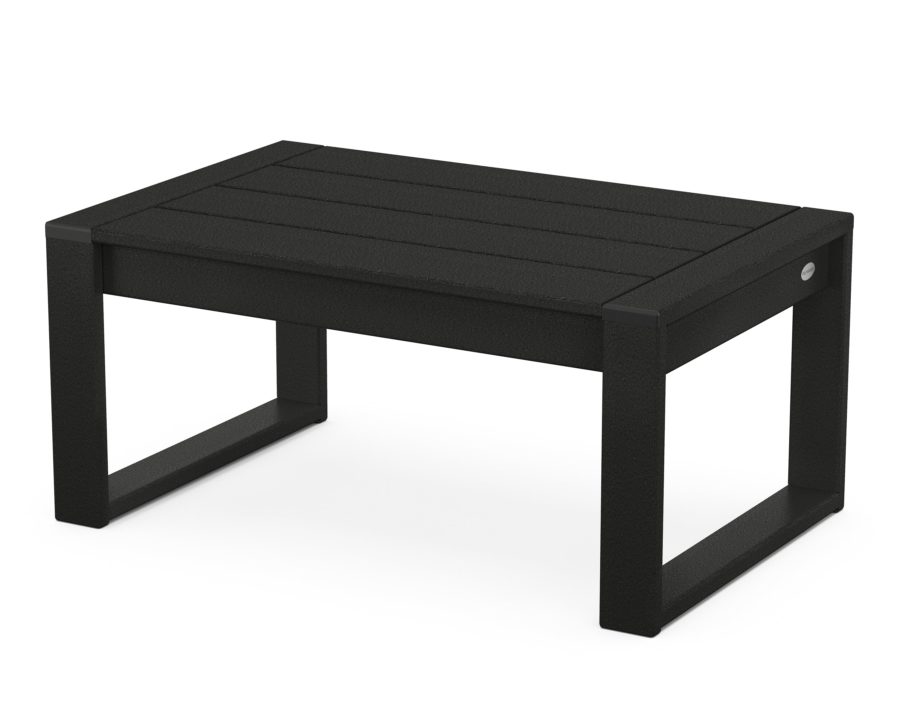 POLYWOOD® EDGE Coffee Table in Black