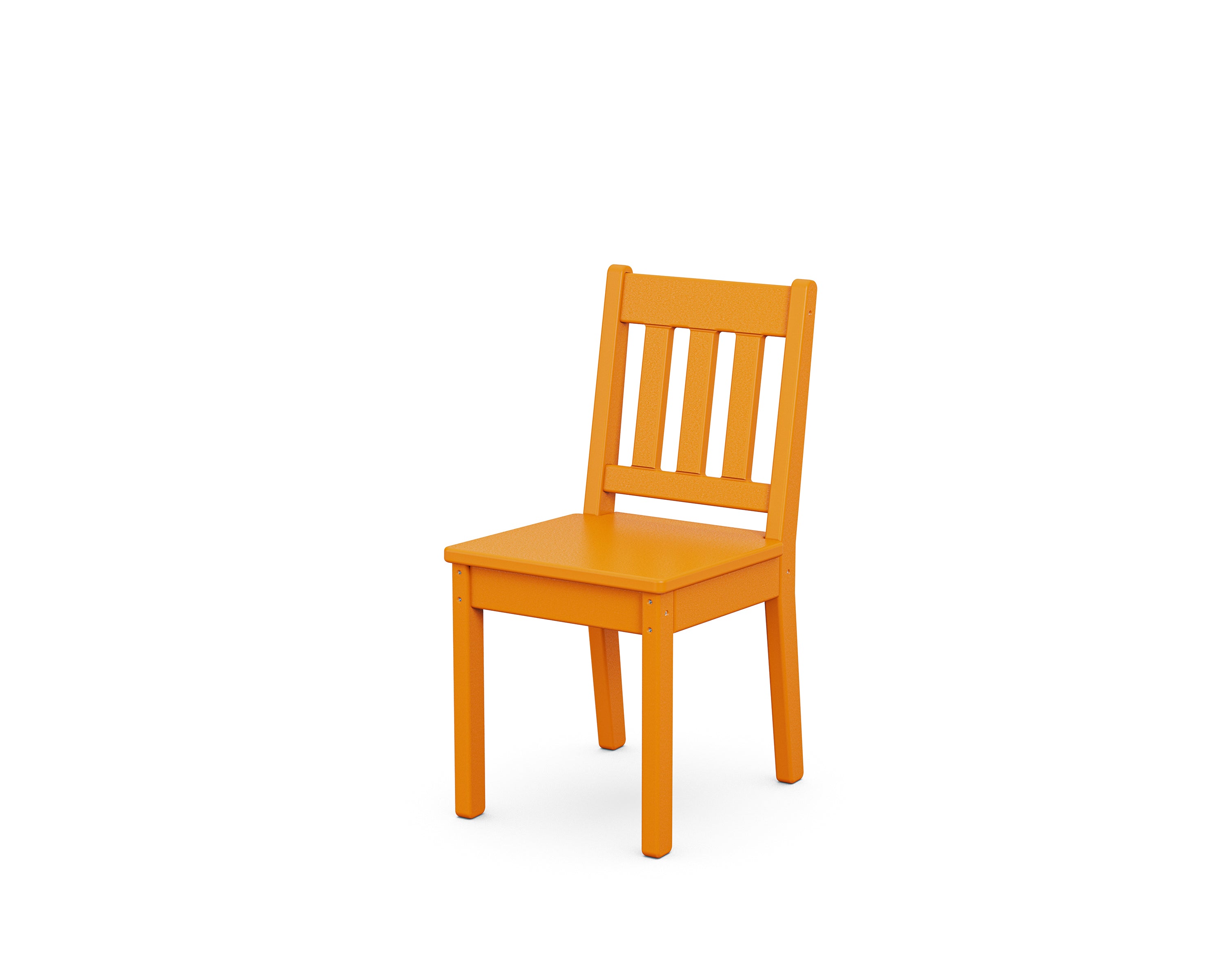POLYWOOD® Kids Vineyard Dining Chair in Tangerine