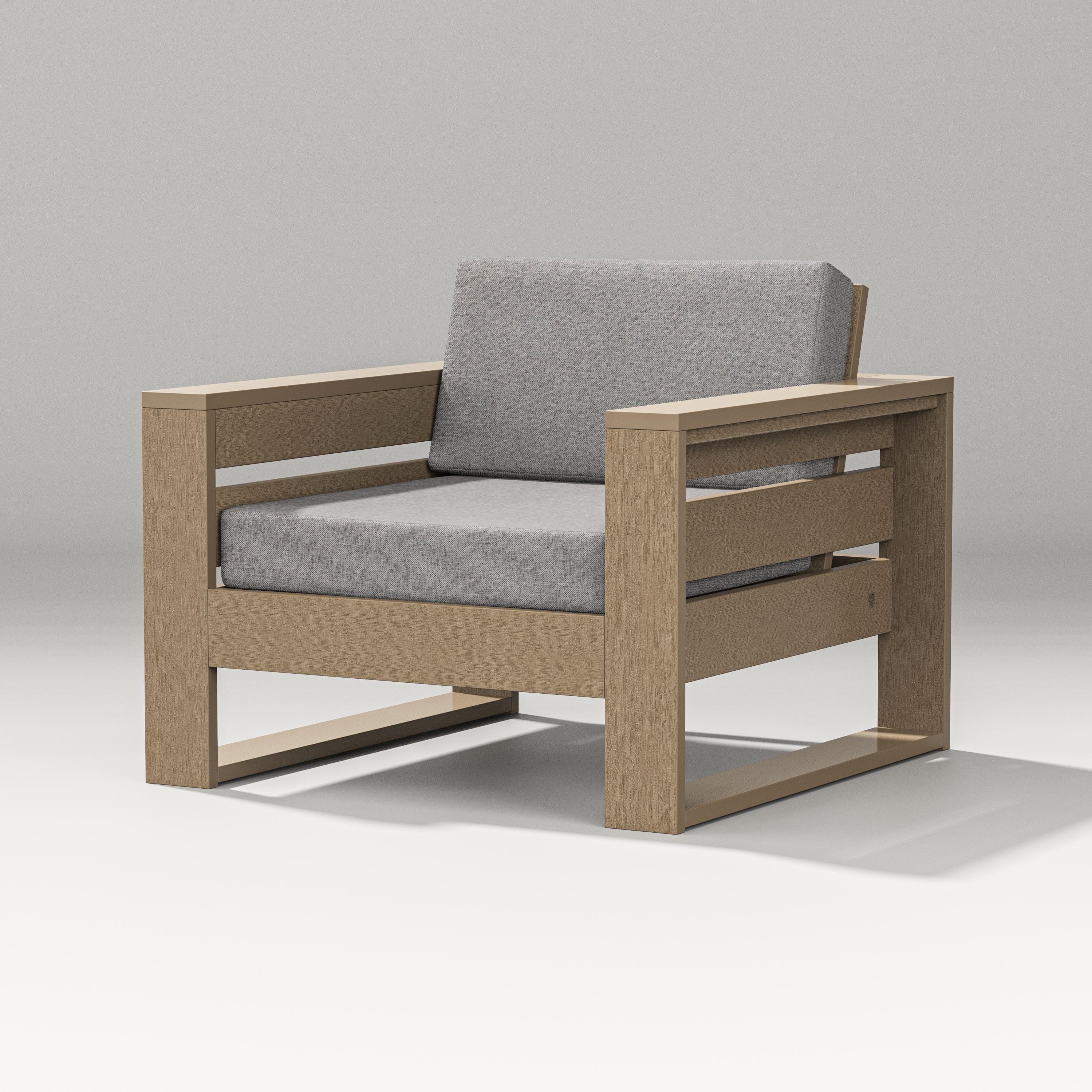 PW Designer Series Latitude Lounge Chair in Vintage Sahara / Grey Mist