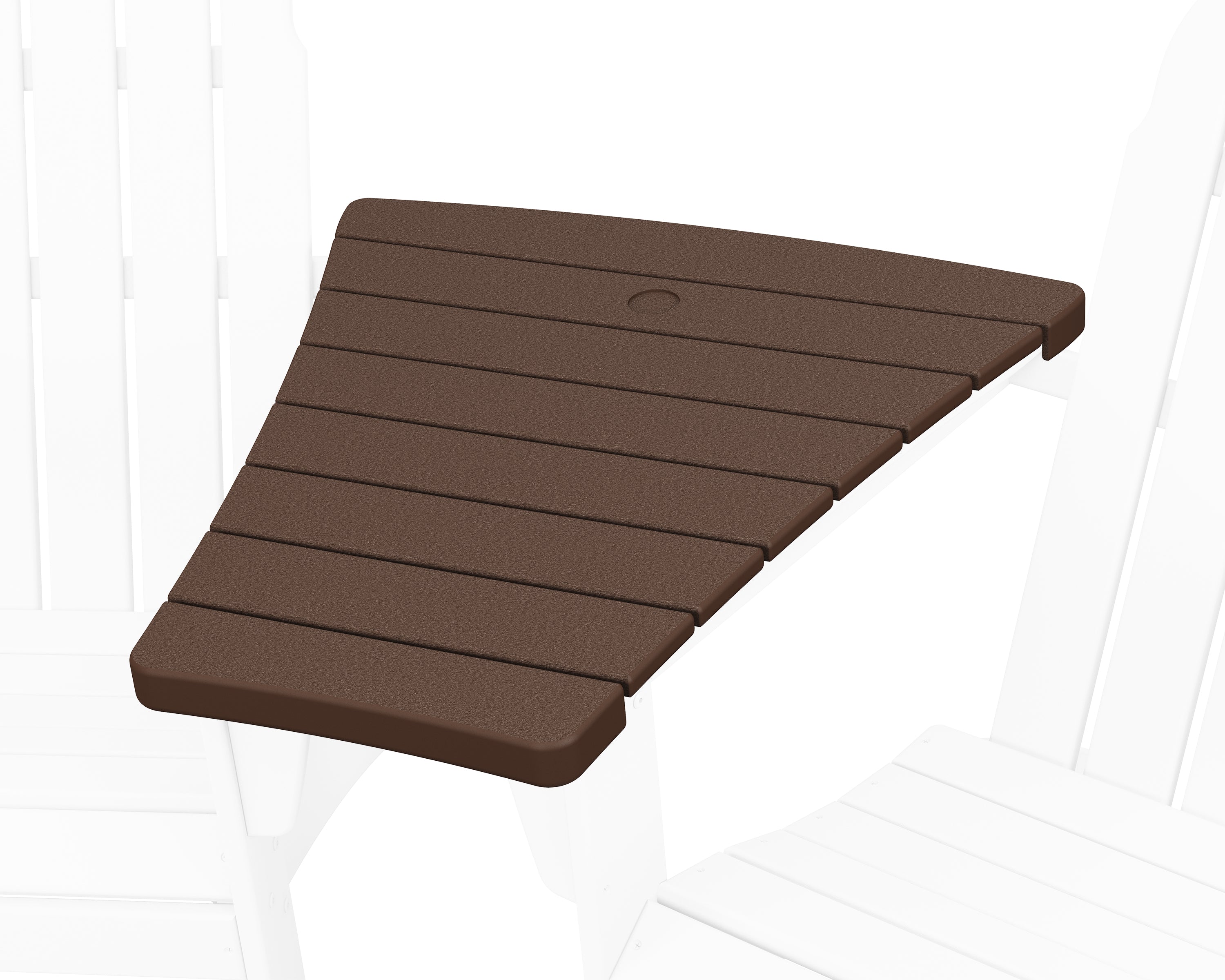 POLYWOOD® 400 Series Angled Adirondack Connecting Table in Mahogany