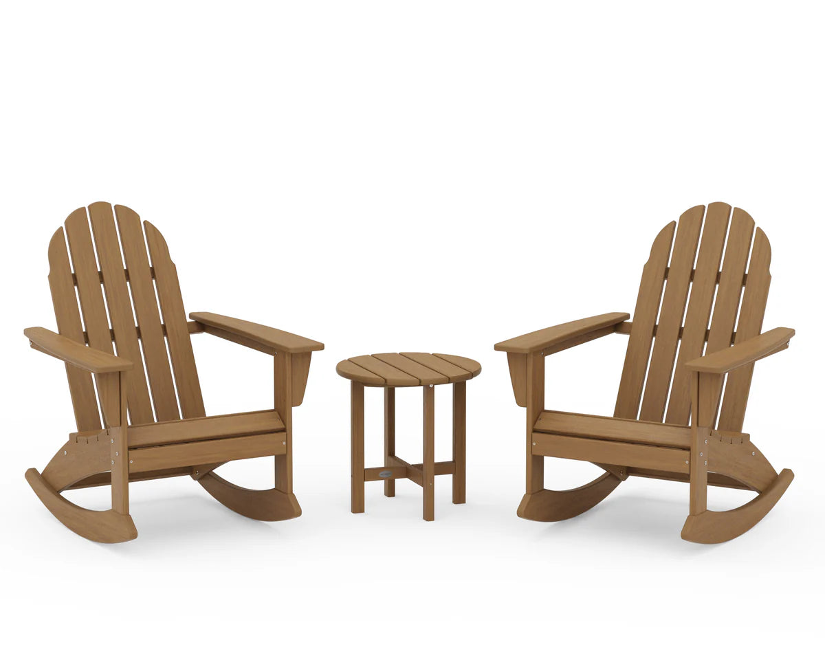 Vineyard 3-Piece Adirondack Rocking Chair Set