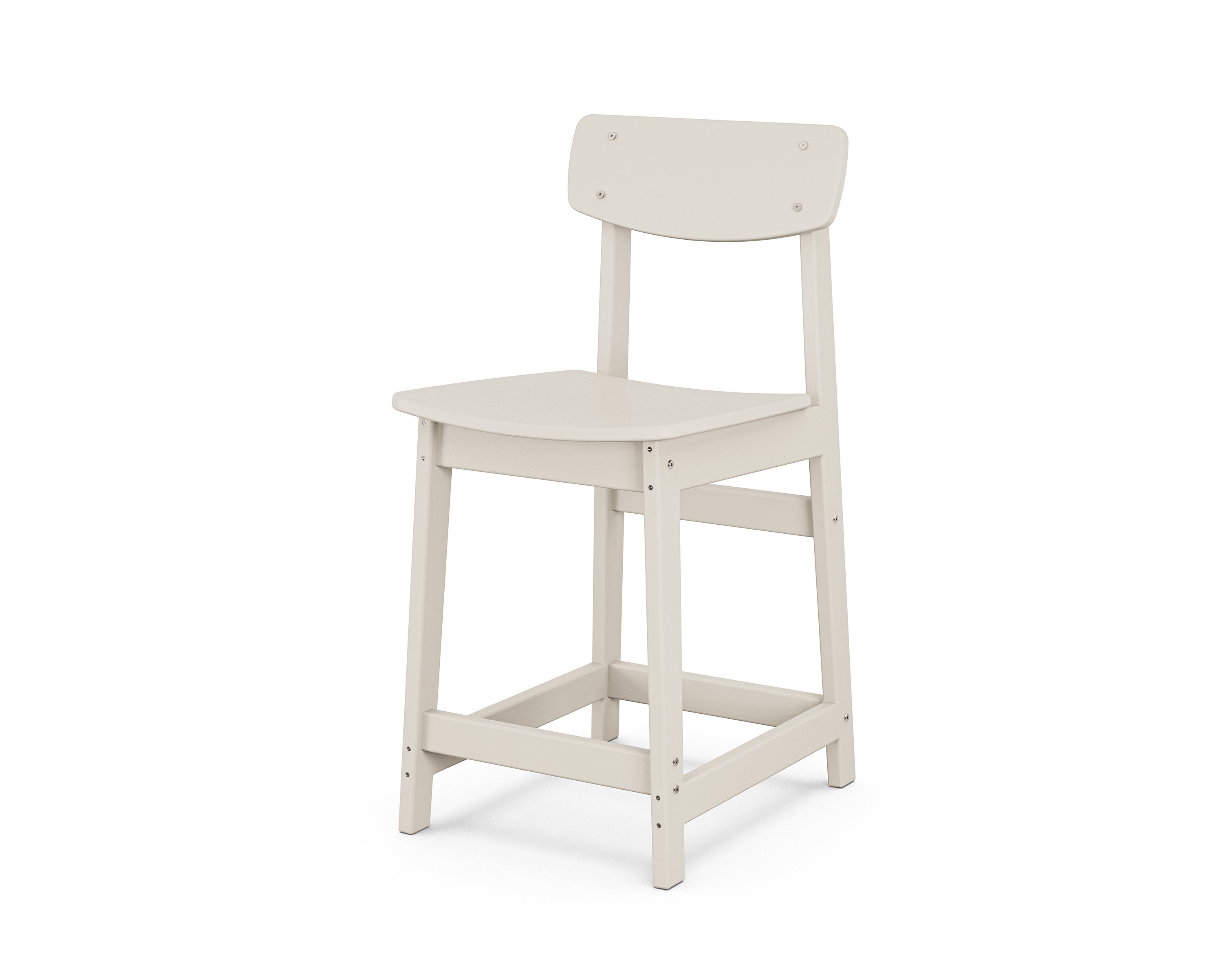 POLYWOOD® Modern Studio Urban Counter Chair in Sand