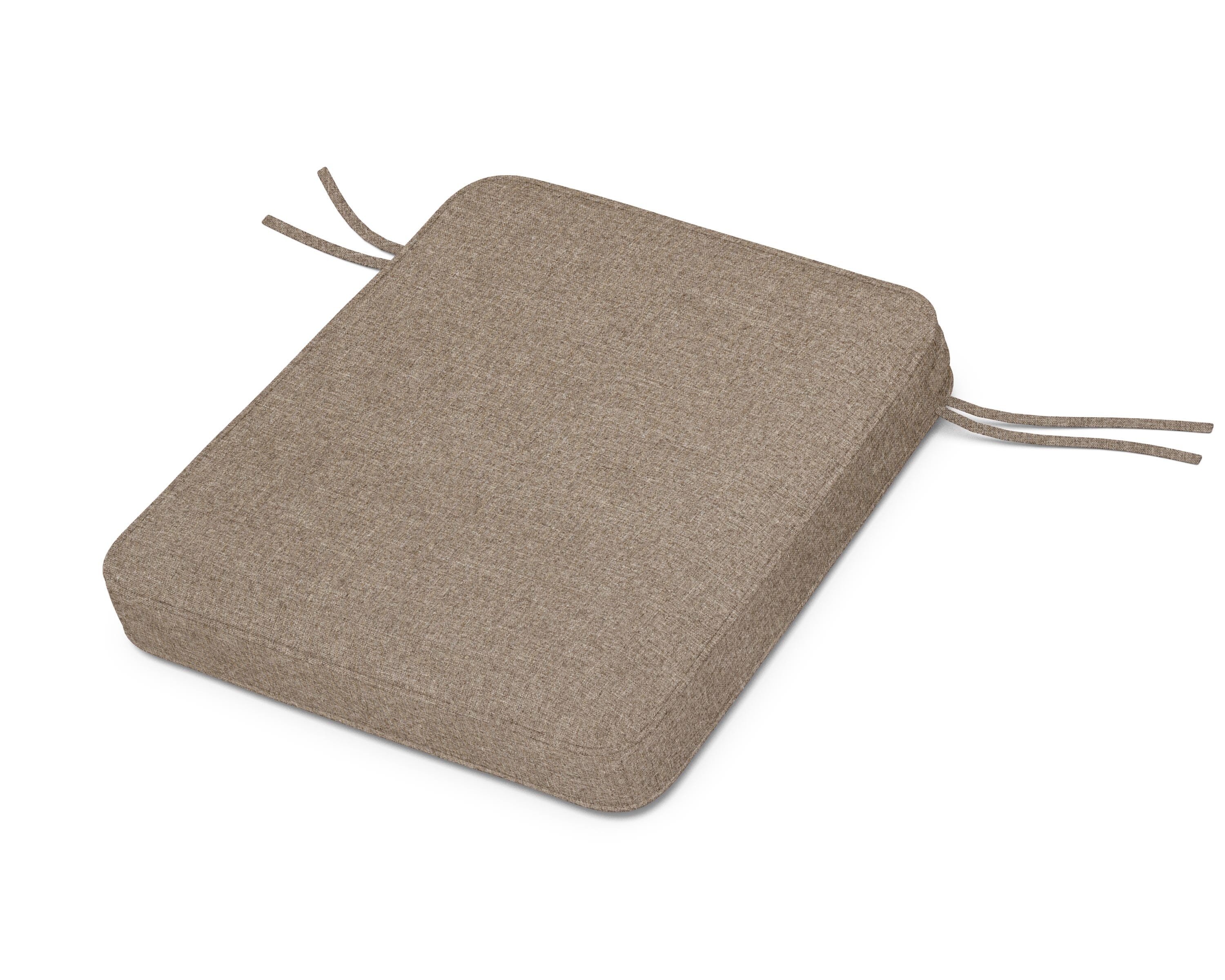 Martha Stewart by POLYWOOD® Chinoiserie Rocker Seat Cushion in Spiced Burlap