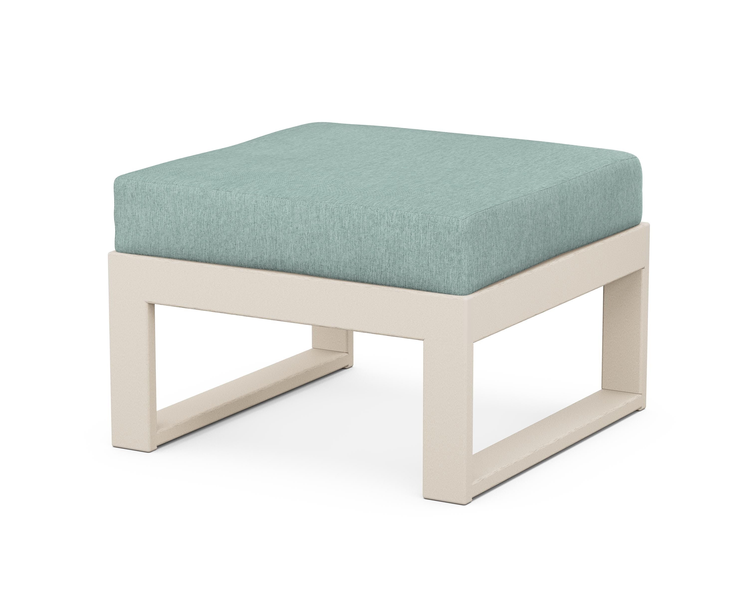 Unbranded Modular Ottoman - Modern in Sand / Glacier Spa