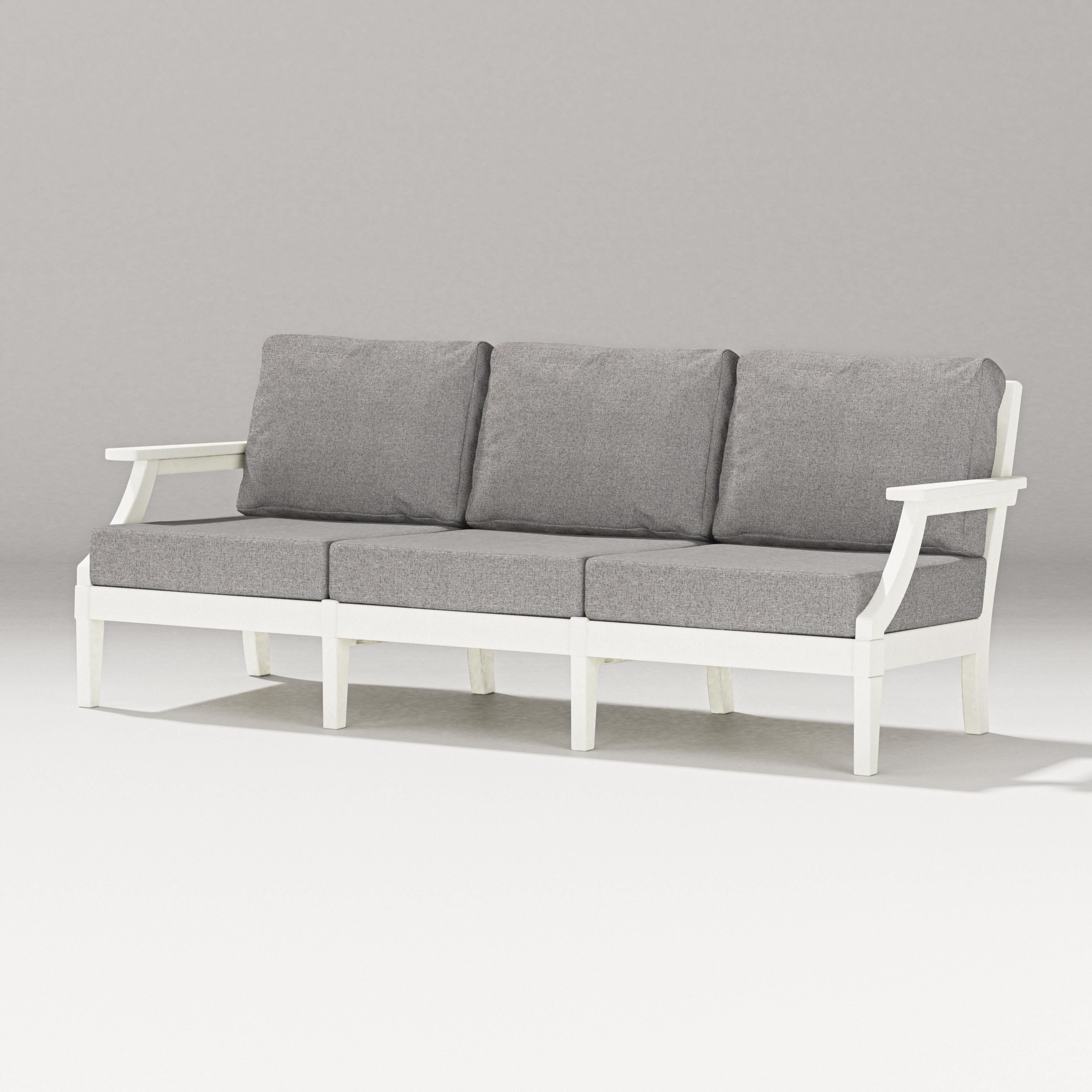 PW Designer Series Estate Sofa in Vintage White / Grey Mist