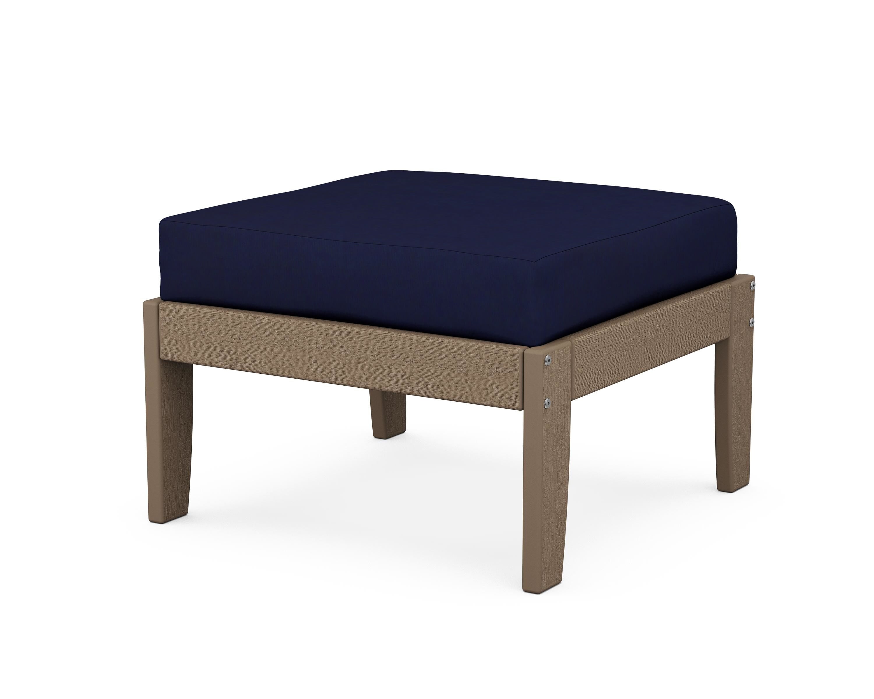 Unbranded Modular Ottoman - Classic in Vintage Sahara / Navy