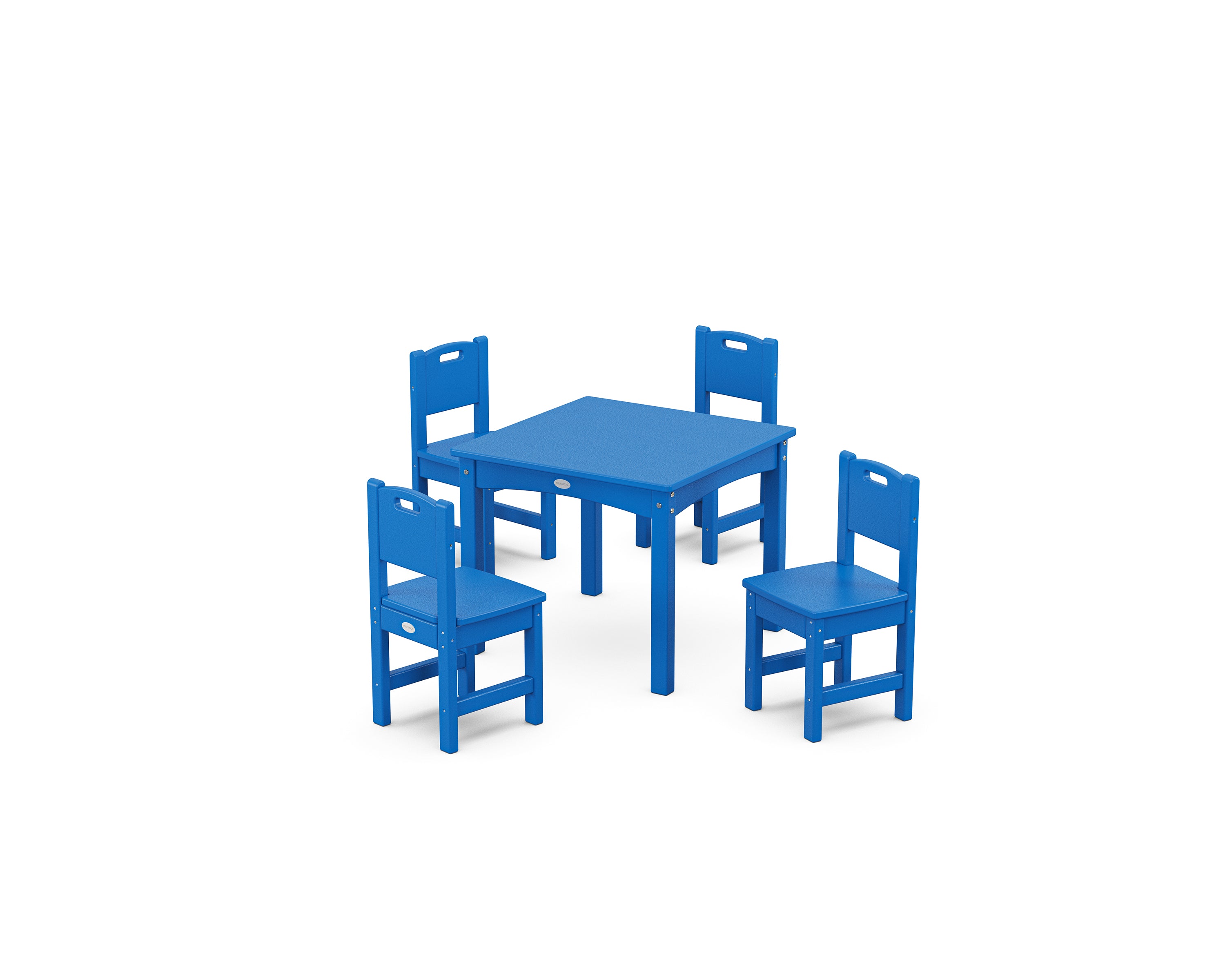 POLYWOOD® Toddler 5-Piece Dining Set in Pacific Blue
