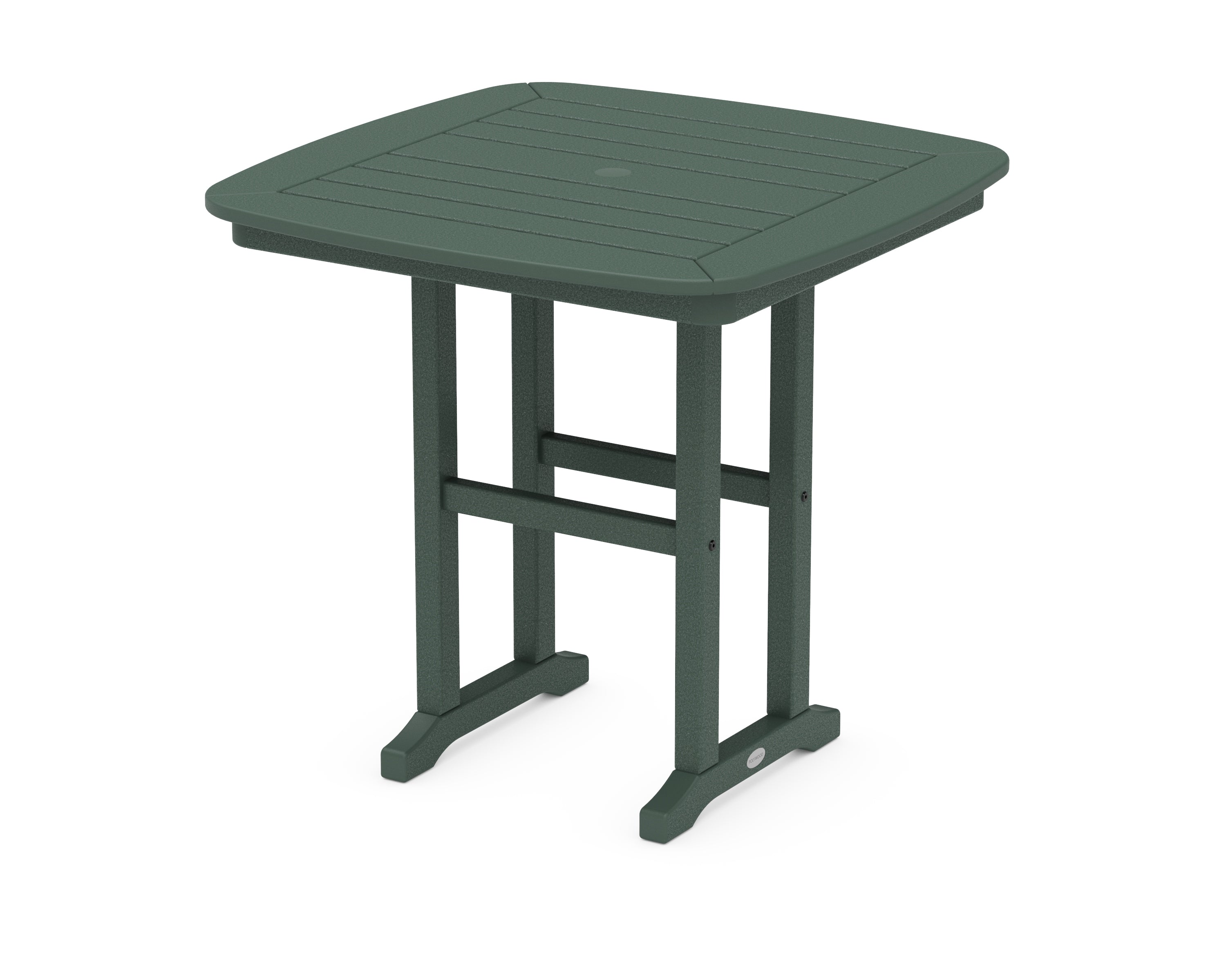 POLYWOOD® Nautical 31" Dining Table in Green