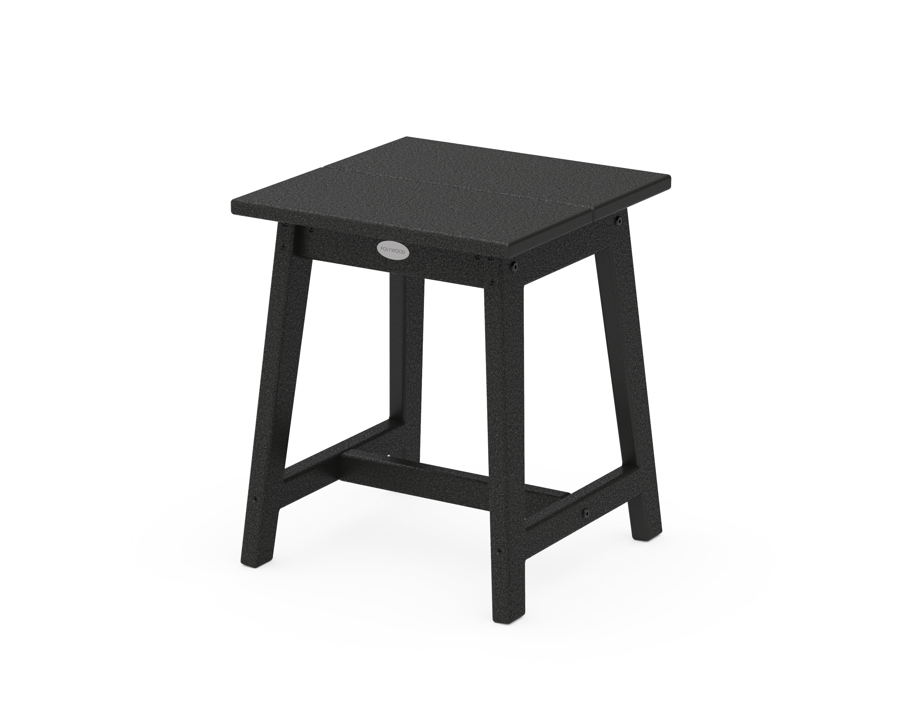 POLYWOOD® Studio Side Table in Black