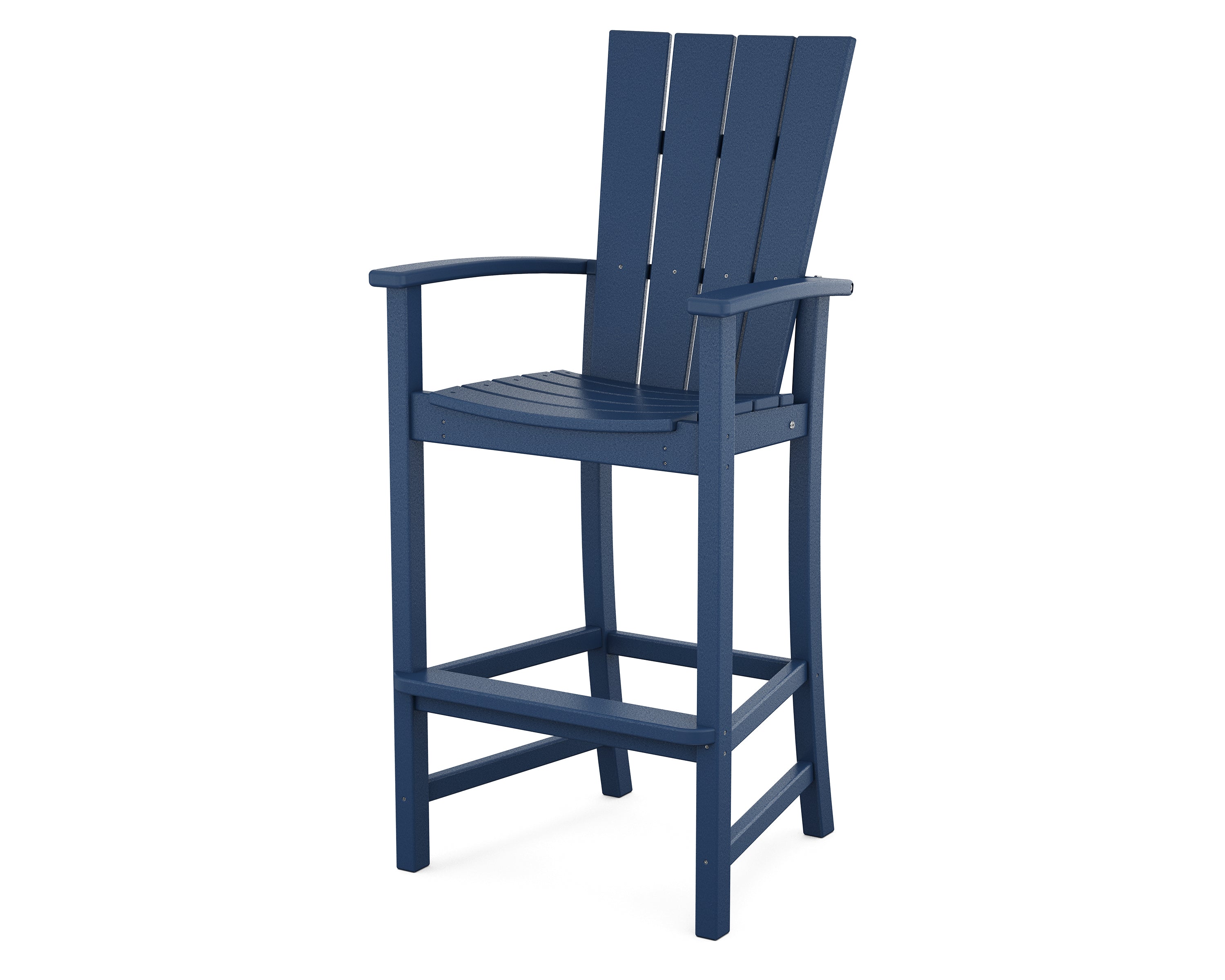 POLYWOOD® Quattro Adirondack Bar Chair in Navy