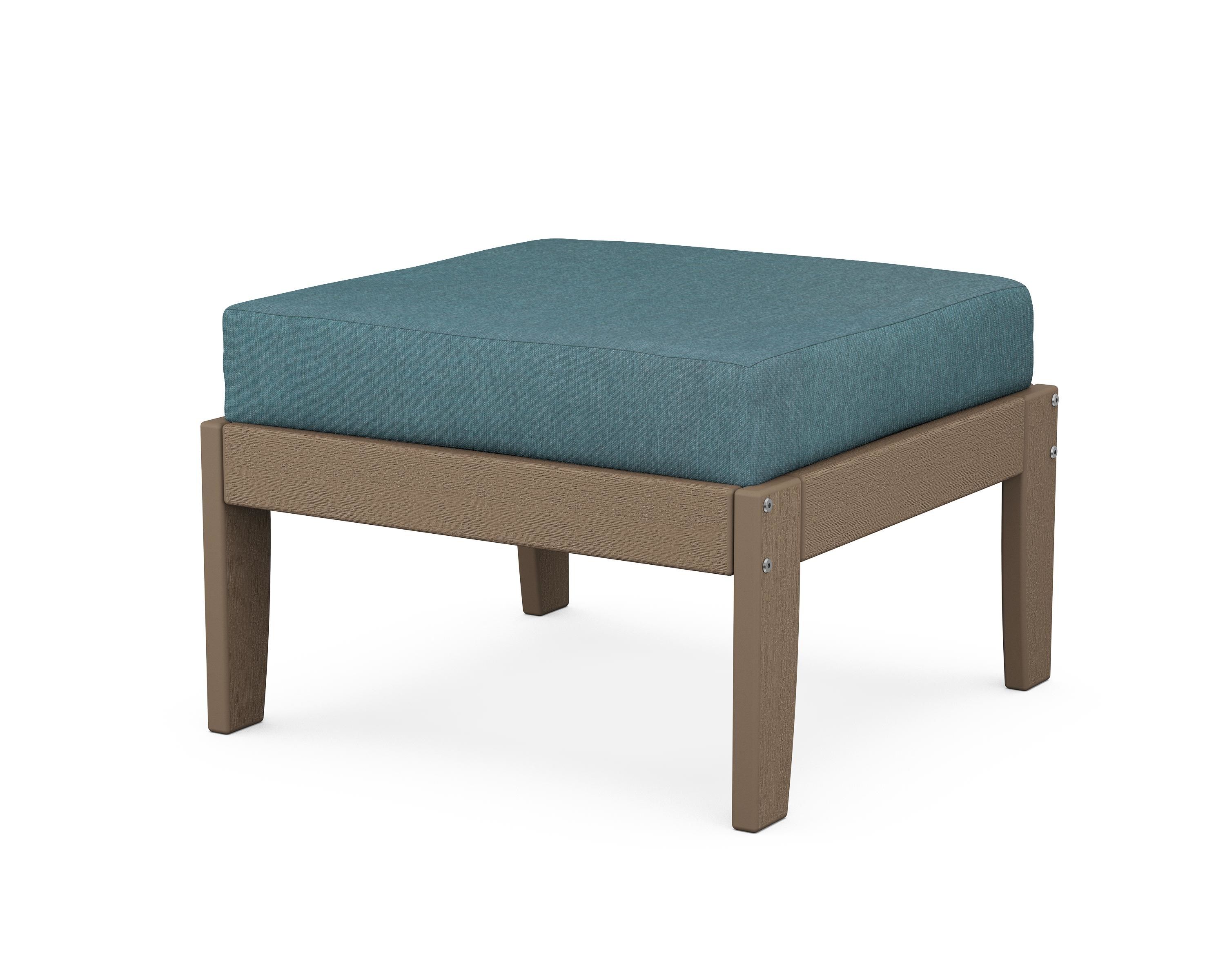 Unbranded Modular Ottoman - Classic in Vintage Sahara / Ocean Teal