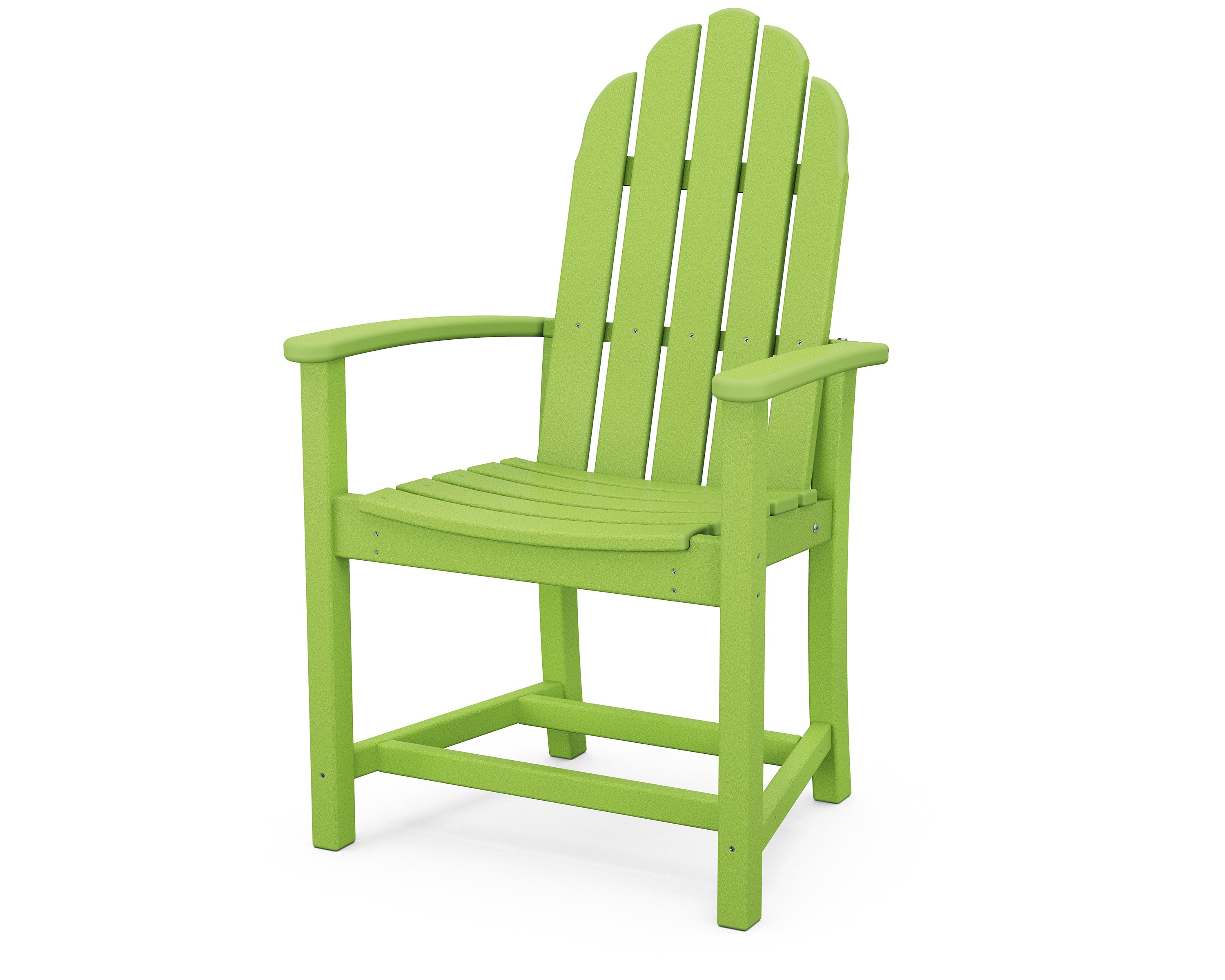 POLYWOOD® Classic Adirondack Dining Chair in Lime