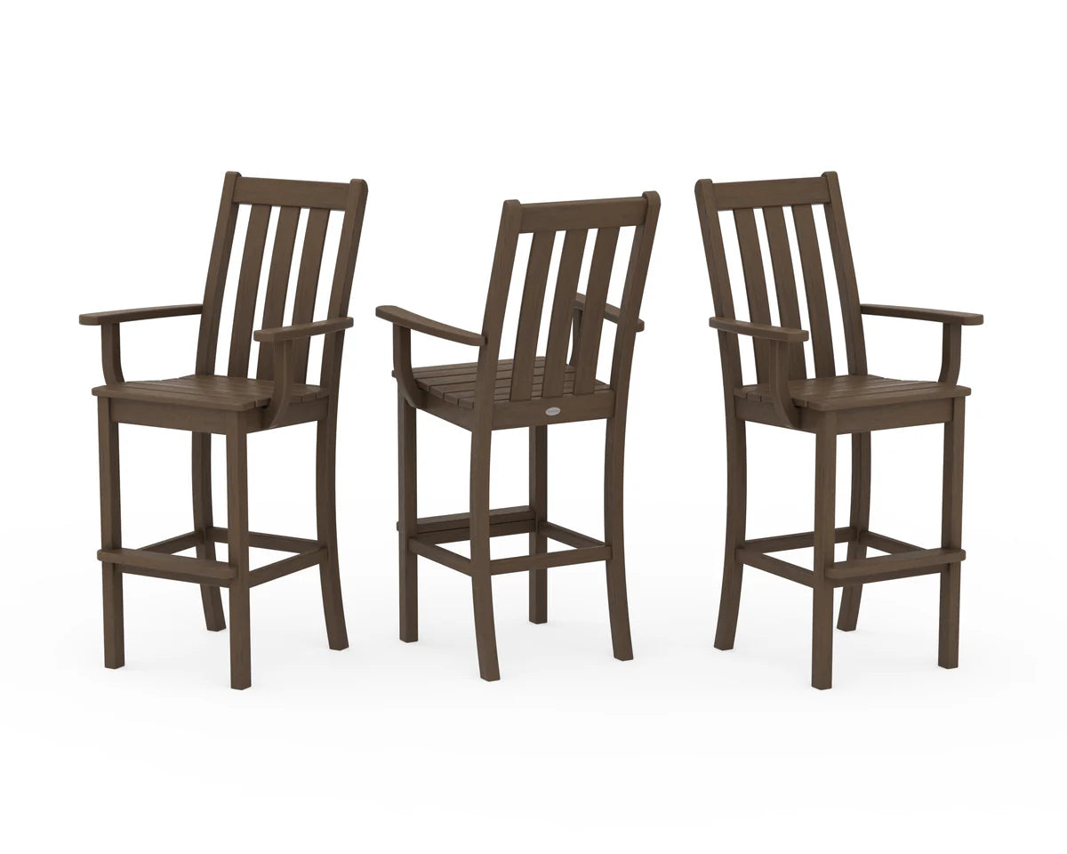 Vineyard Bar Arm Chair 3-Pack