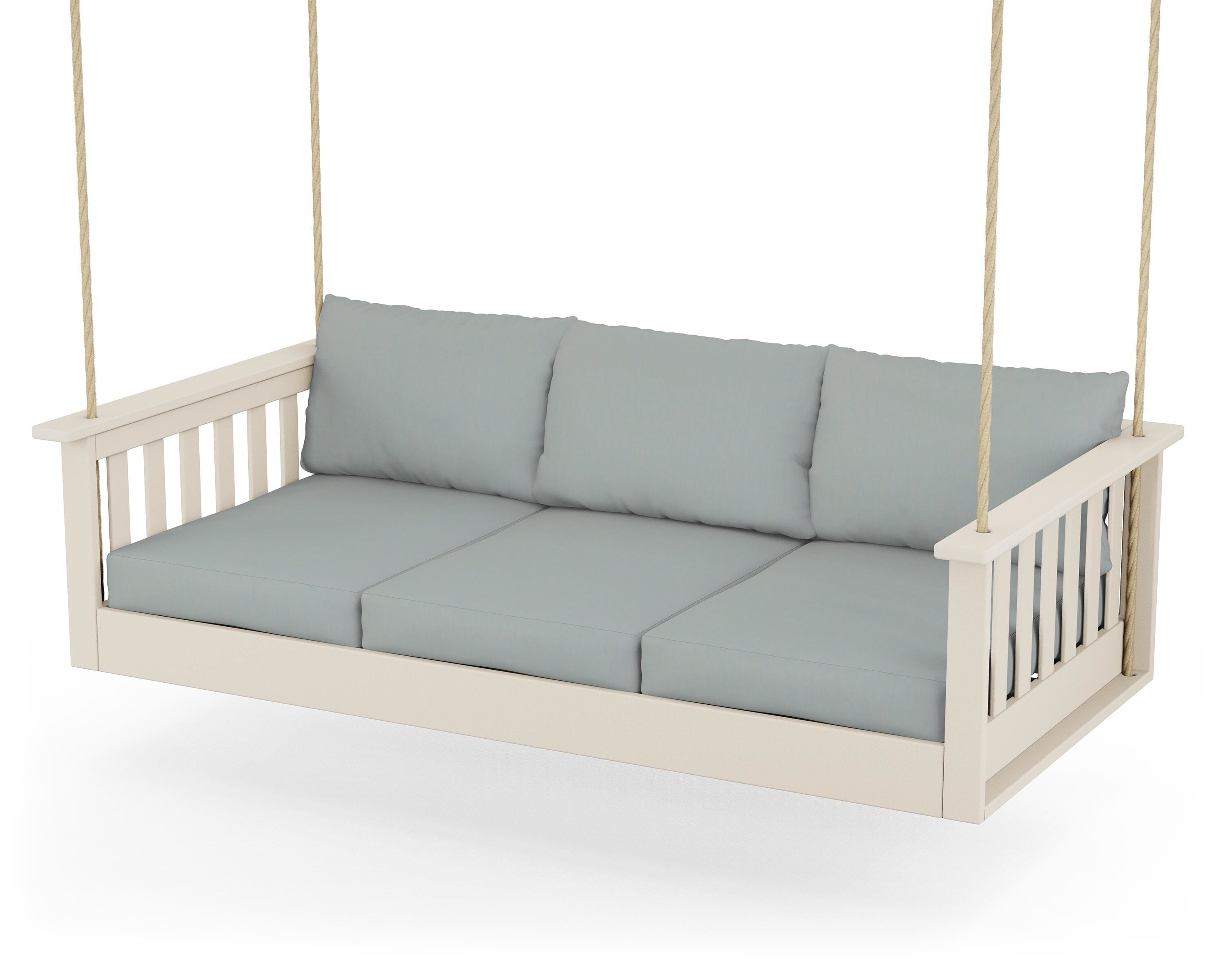 POLYWOOD® Vineyard Daybed Swing in Sand / Spa