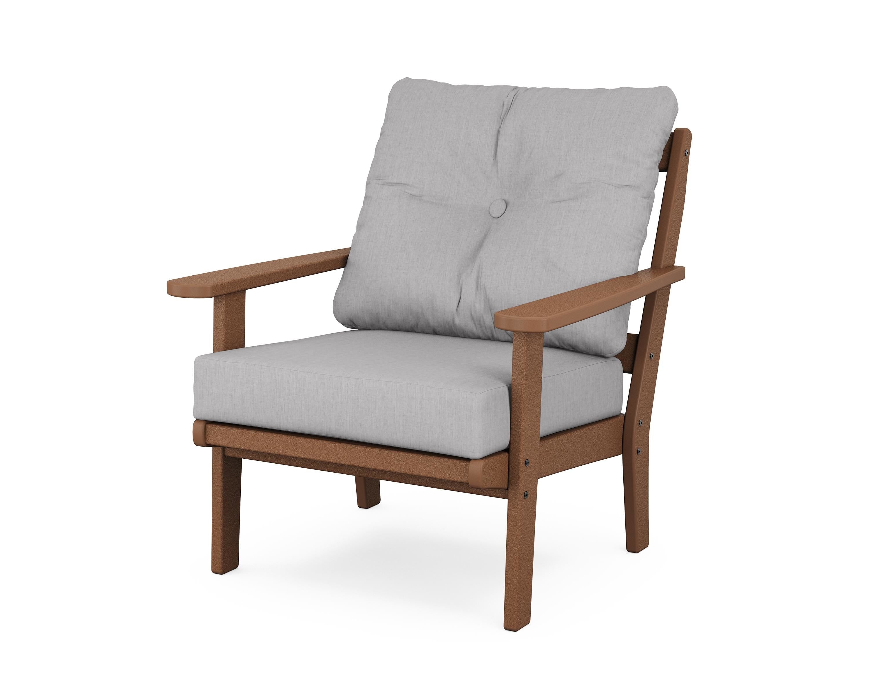 POLYWOOD® Mission Deep Seating Chair in Teak / Granite