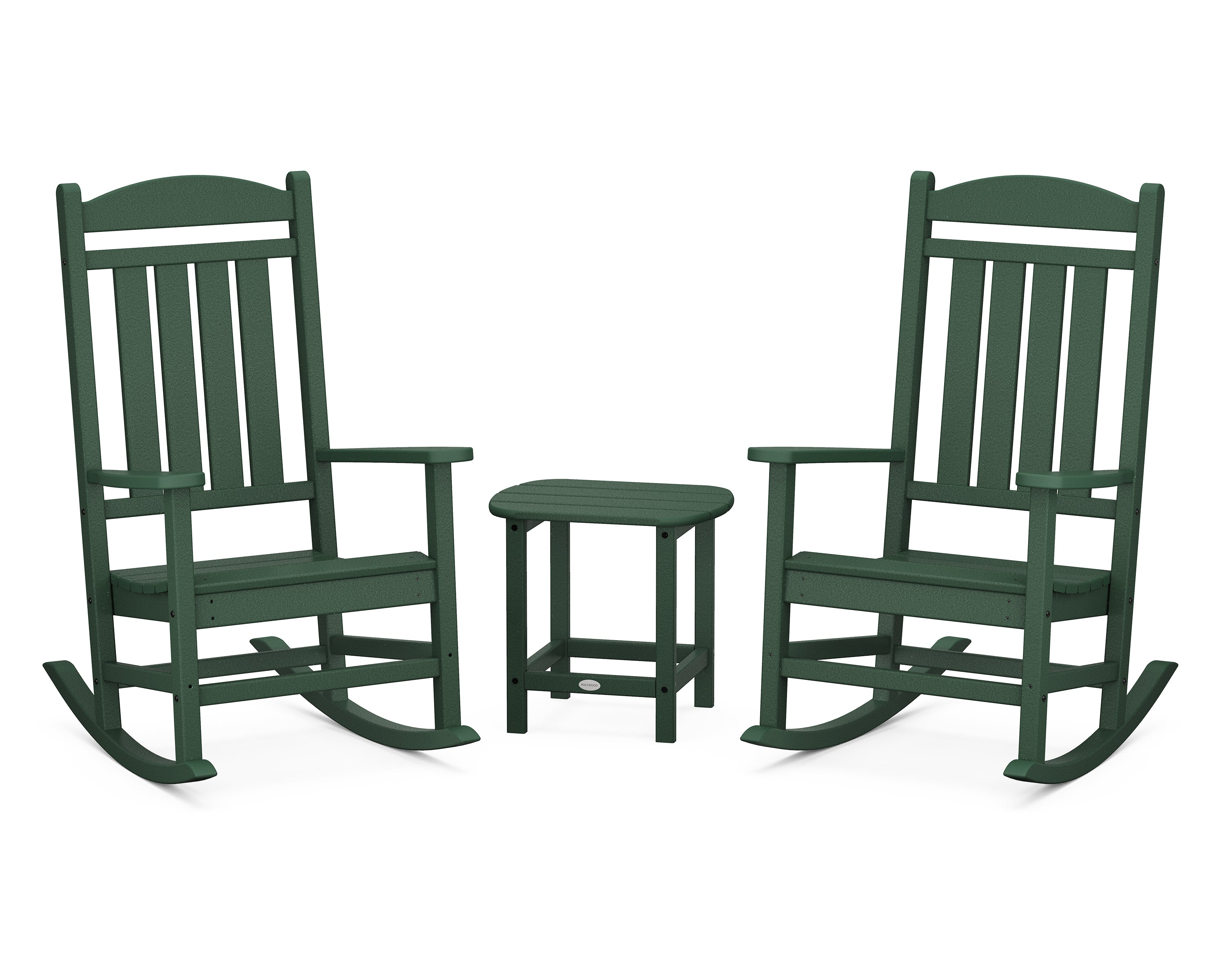 POLYWOOD® Presidential Rocker 3-Piece Set in Green