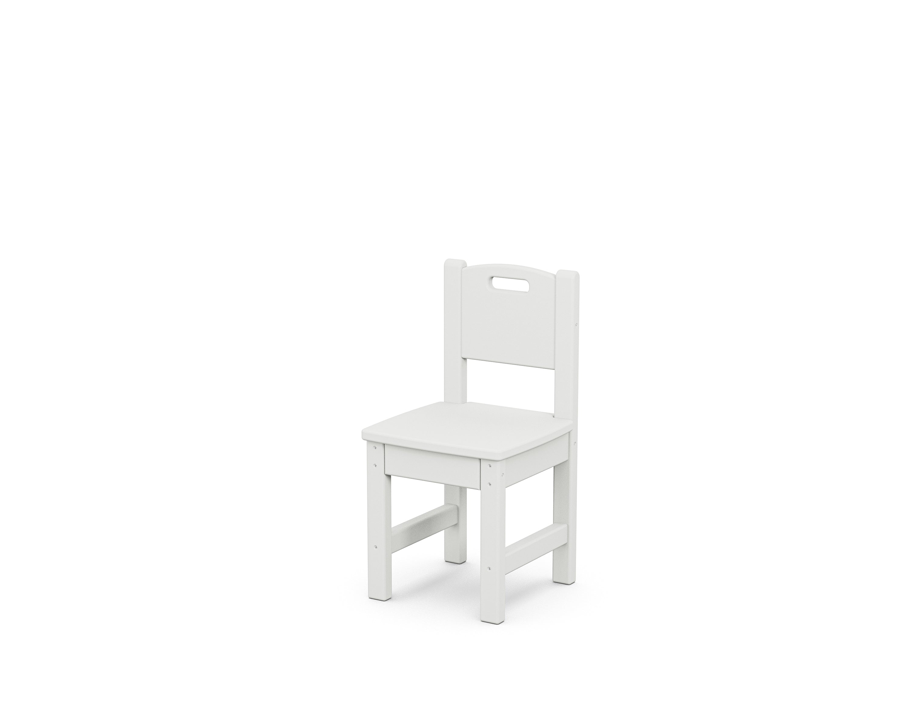 POLYWOOD® Toddler Dining Chair in White