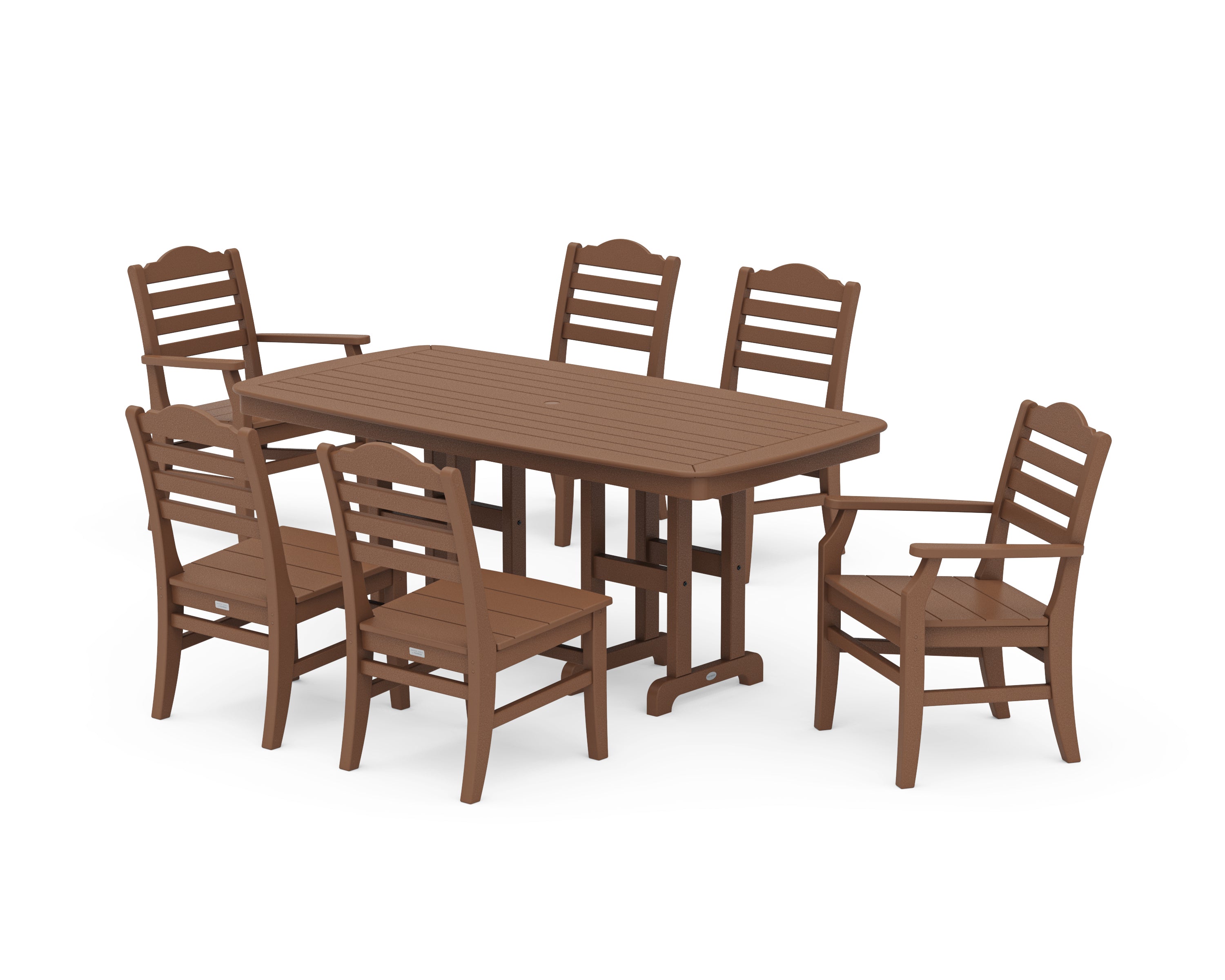 POLYWOOD® Savannah 7-Piece Dining Set in Teak