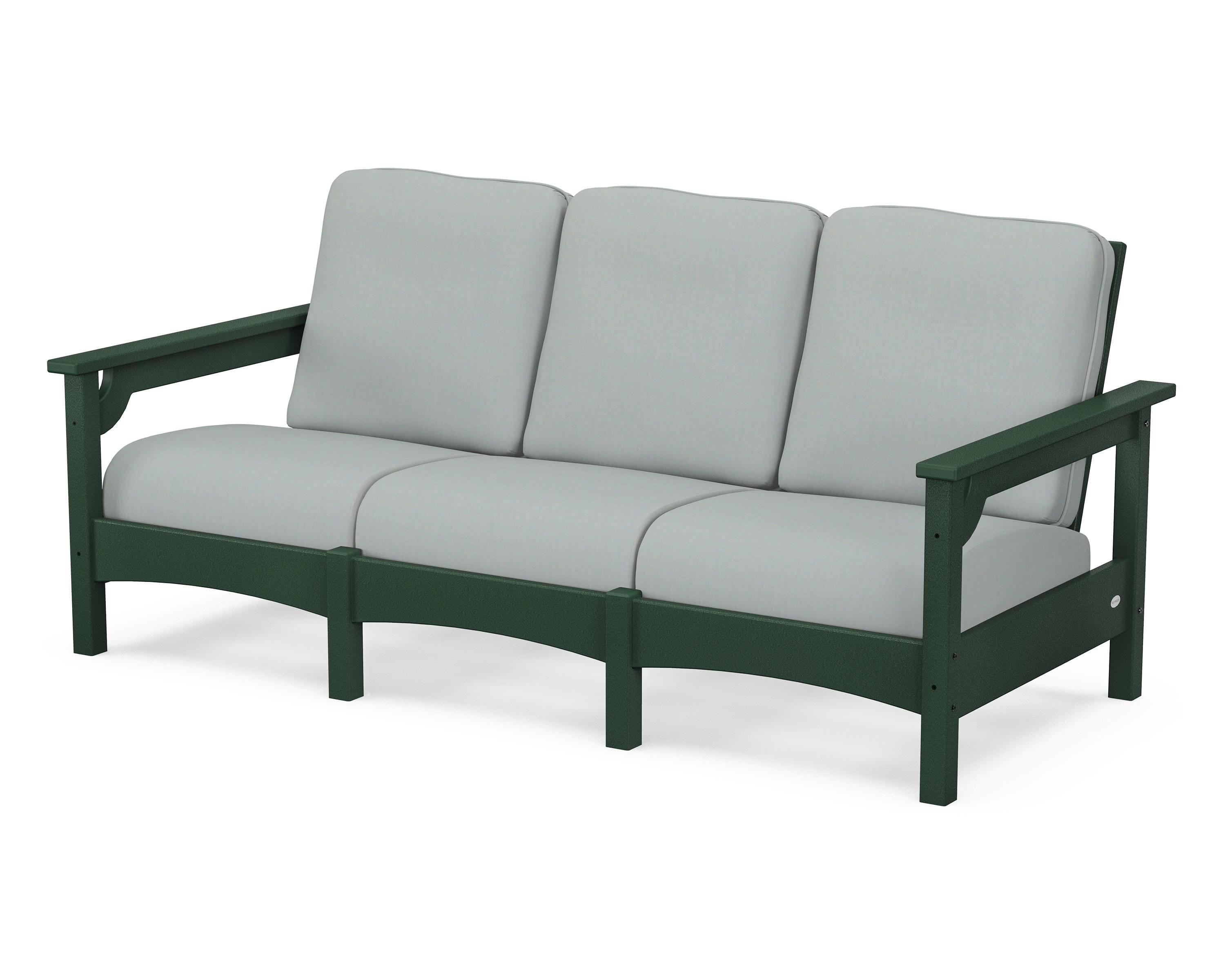 POLYWOOD® Club Sofa in Green / Spa