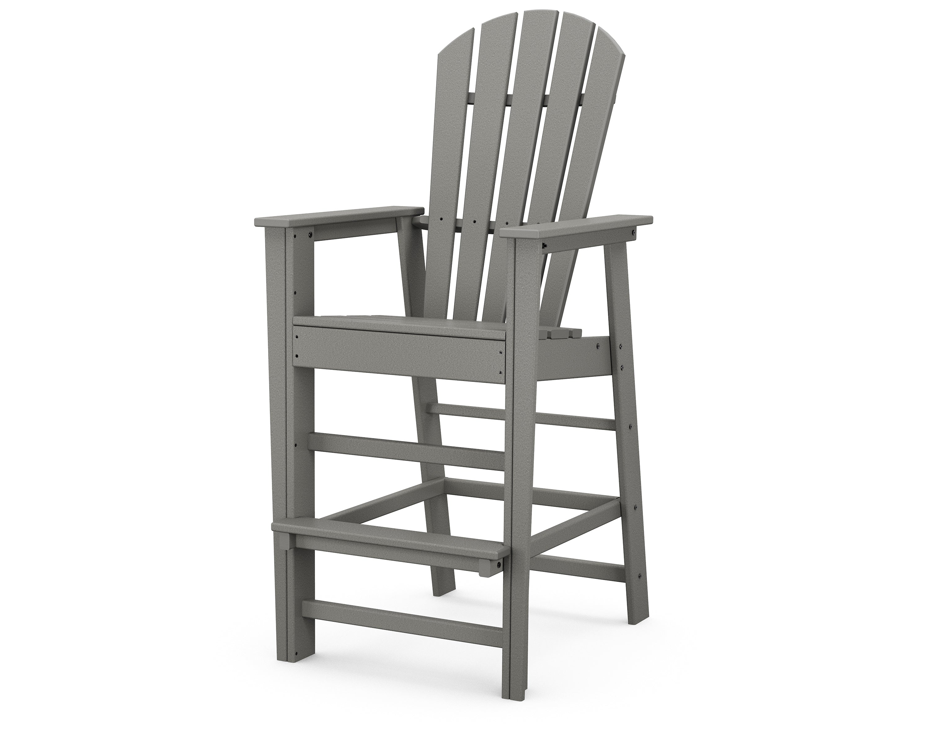 POLYWOOD® South Beach Bar Chair in Slate Grey