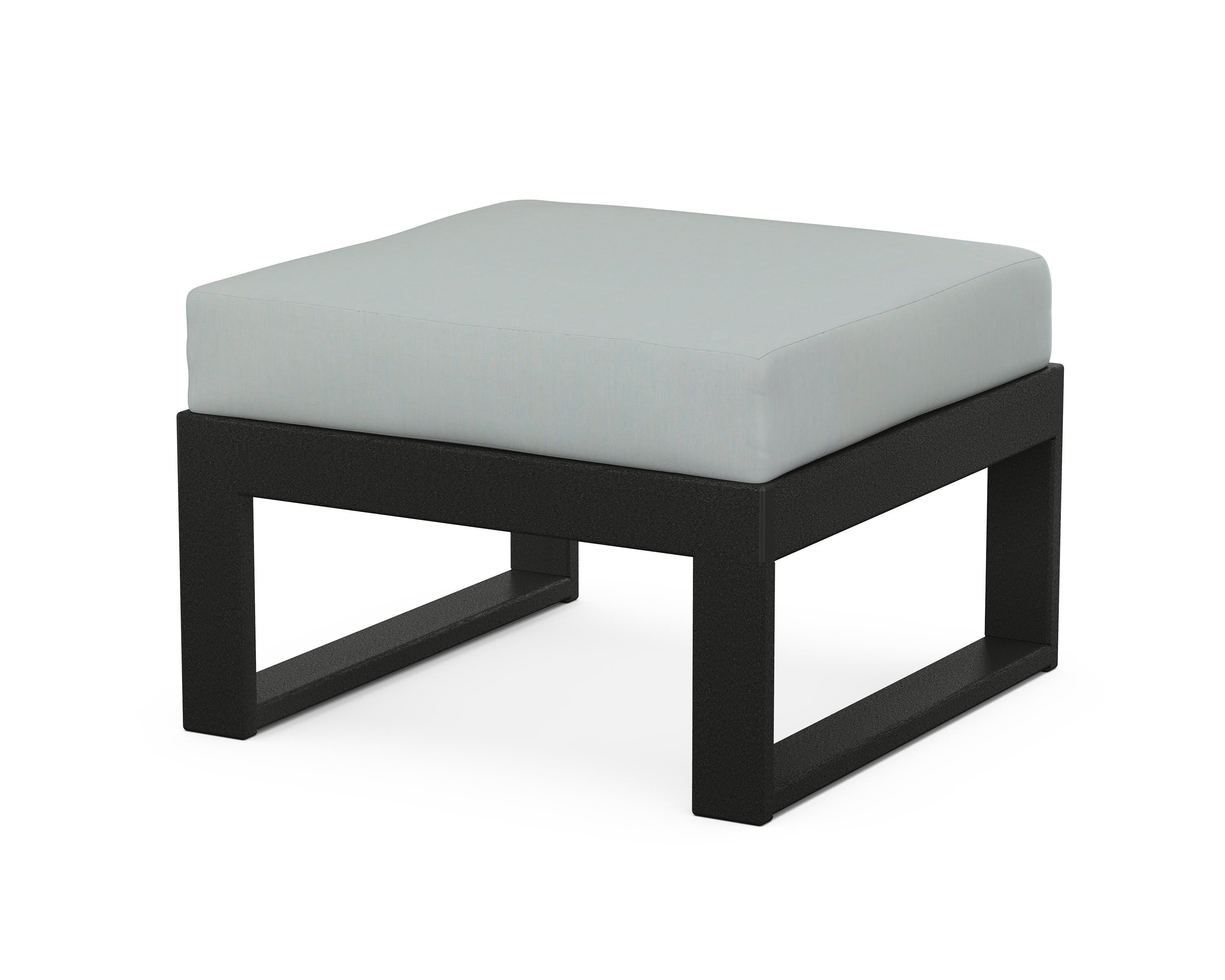Unbranded Modular Ottoman - Modern in Black / Spa