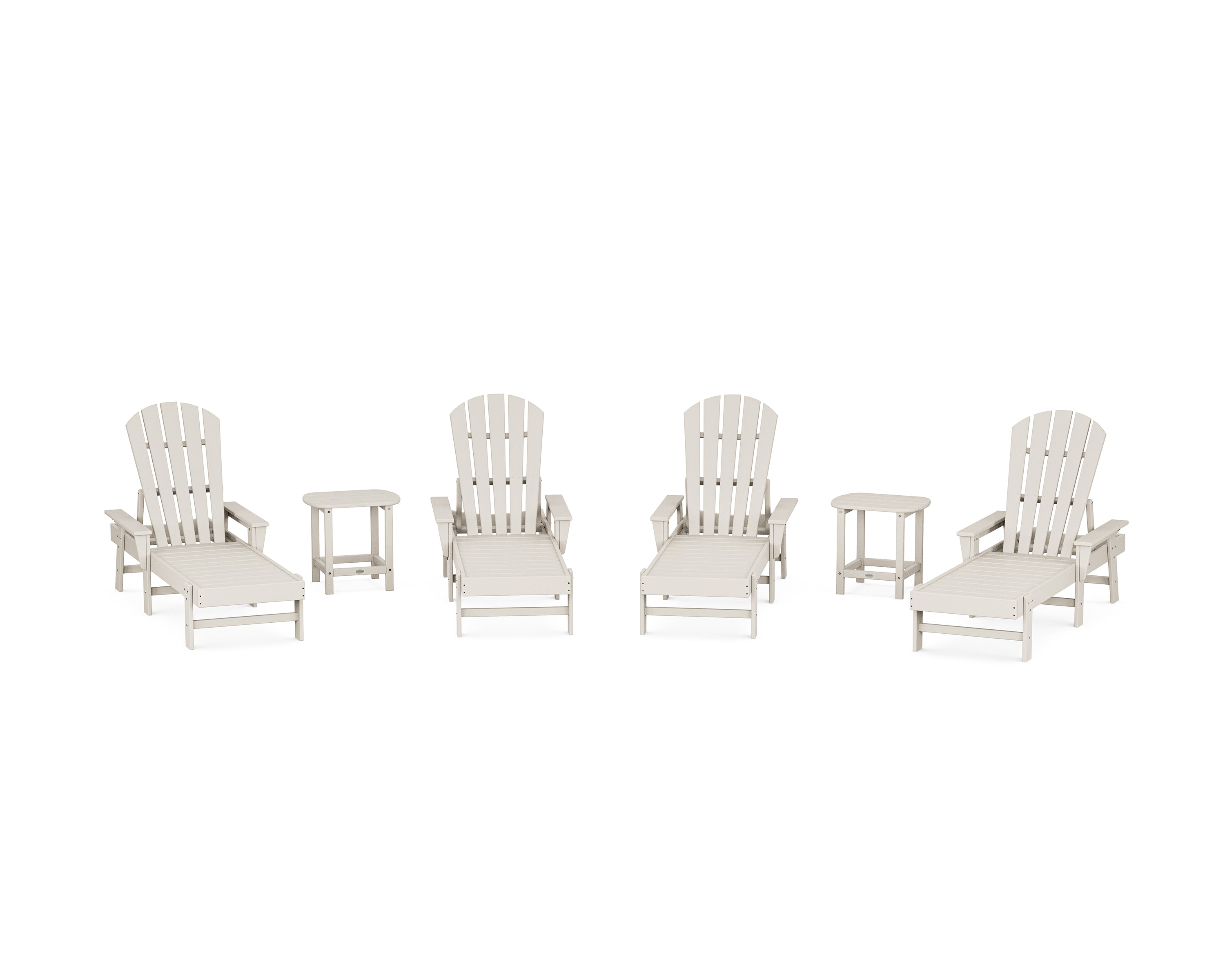 POLYWOOD® South Beach Chaise 6-Piece Set in Sand