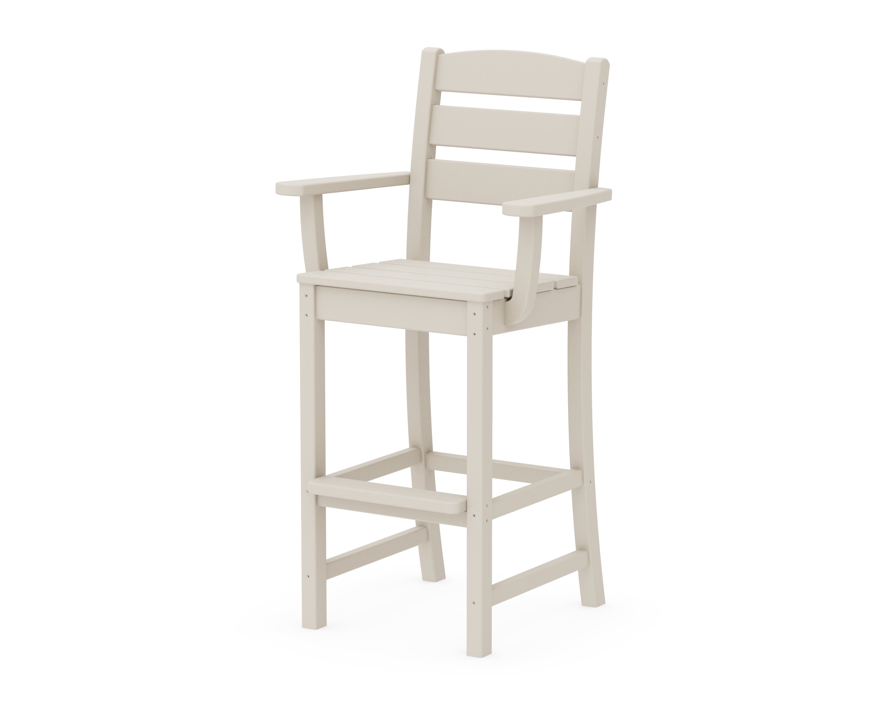 POLYWOOD® Lakeside Bar Arm Chair in Sand