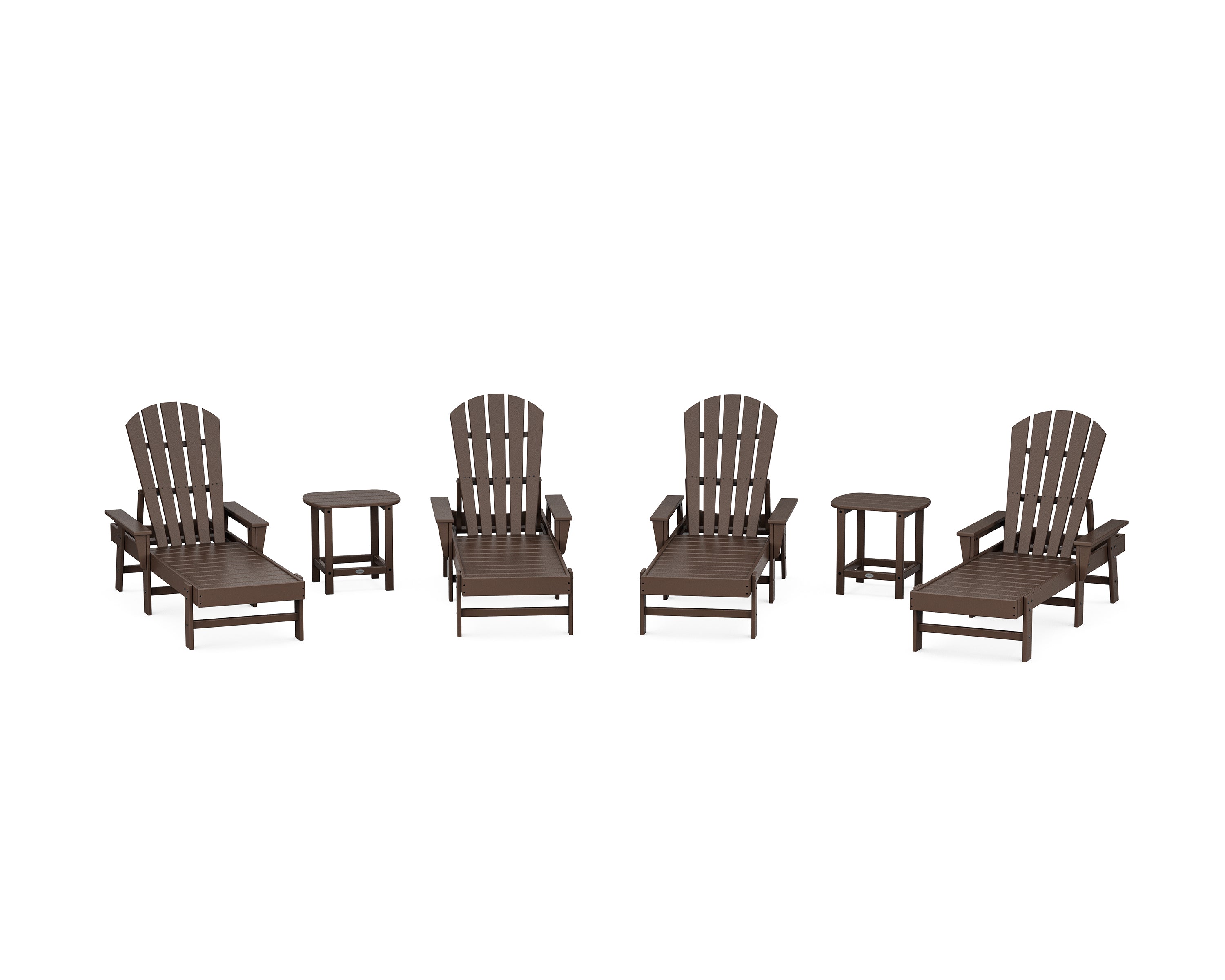 POLYWOOD® South Beach Chaise 6-Piece Set in Mahogany