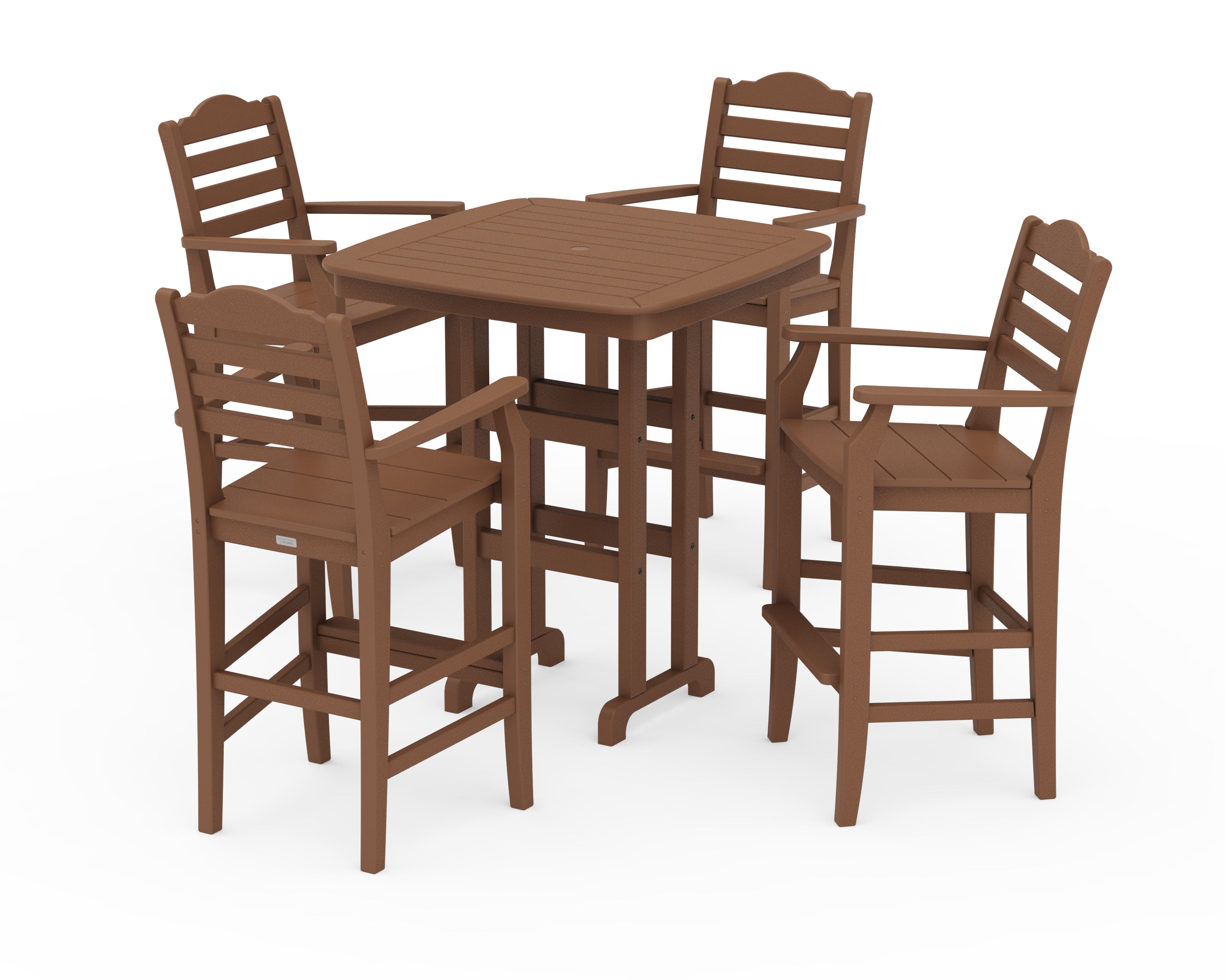 Draper James™ by POLYWOOD® Savannah 5-Piece Bar Set in Teak