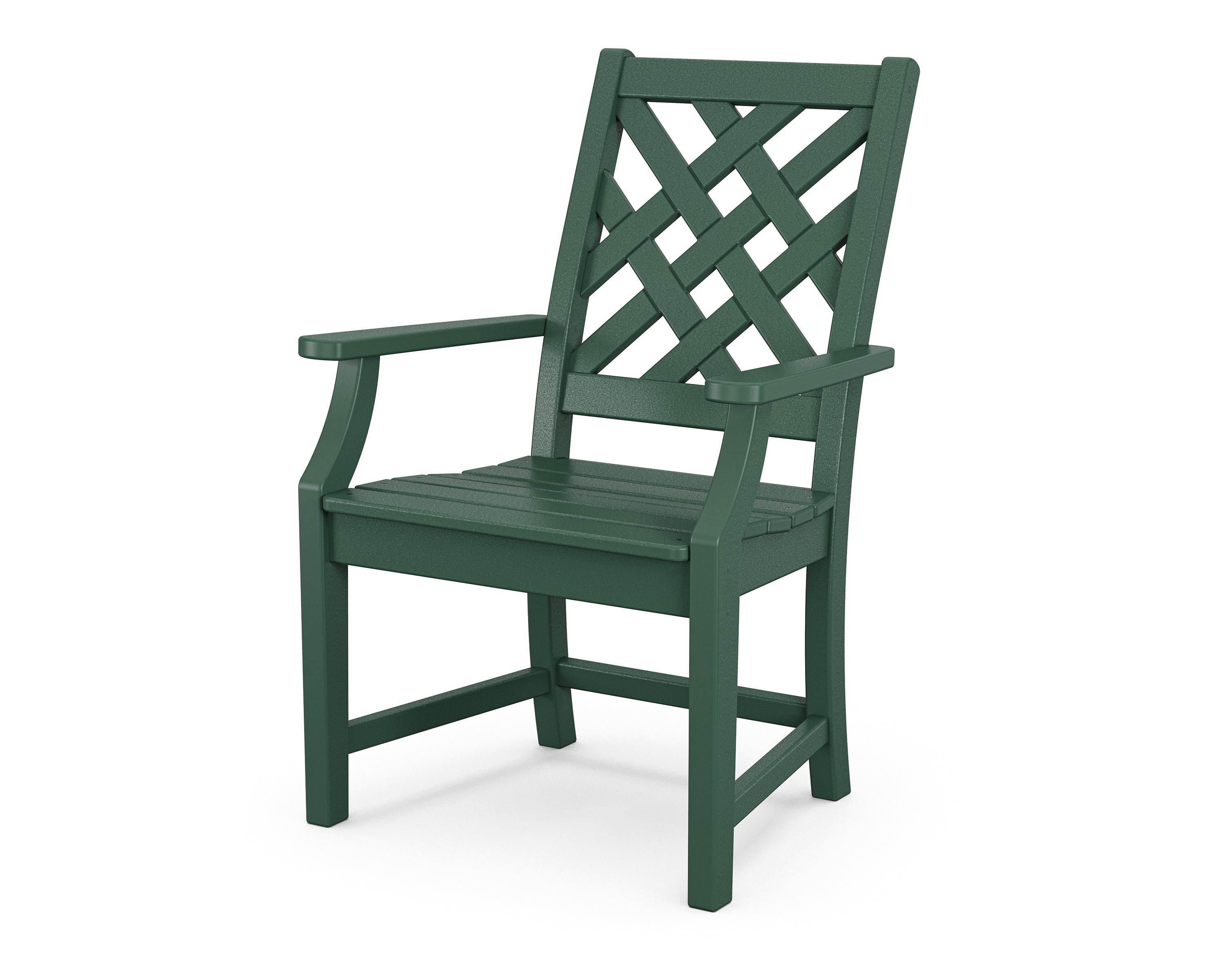 Country Living Wovendale Dining Arm Chair in Green