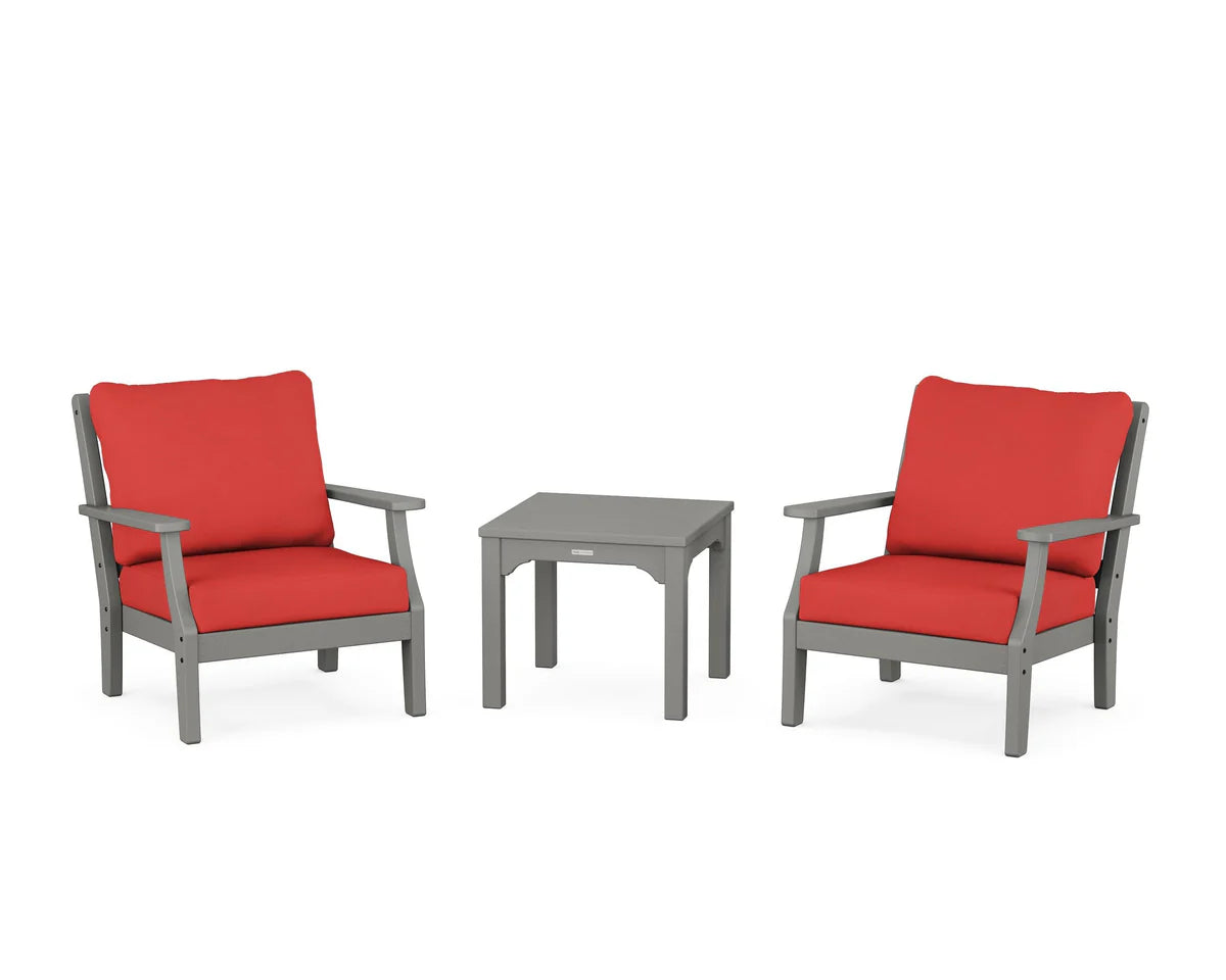 Chinoiserie 3-Piece Deep Seating Set