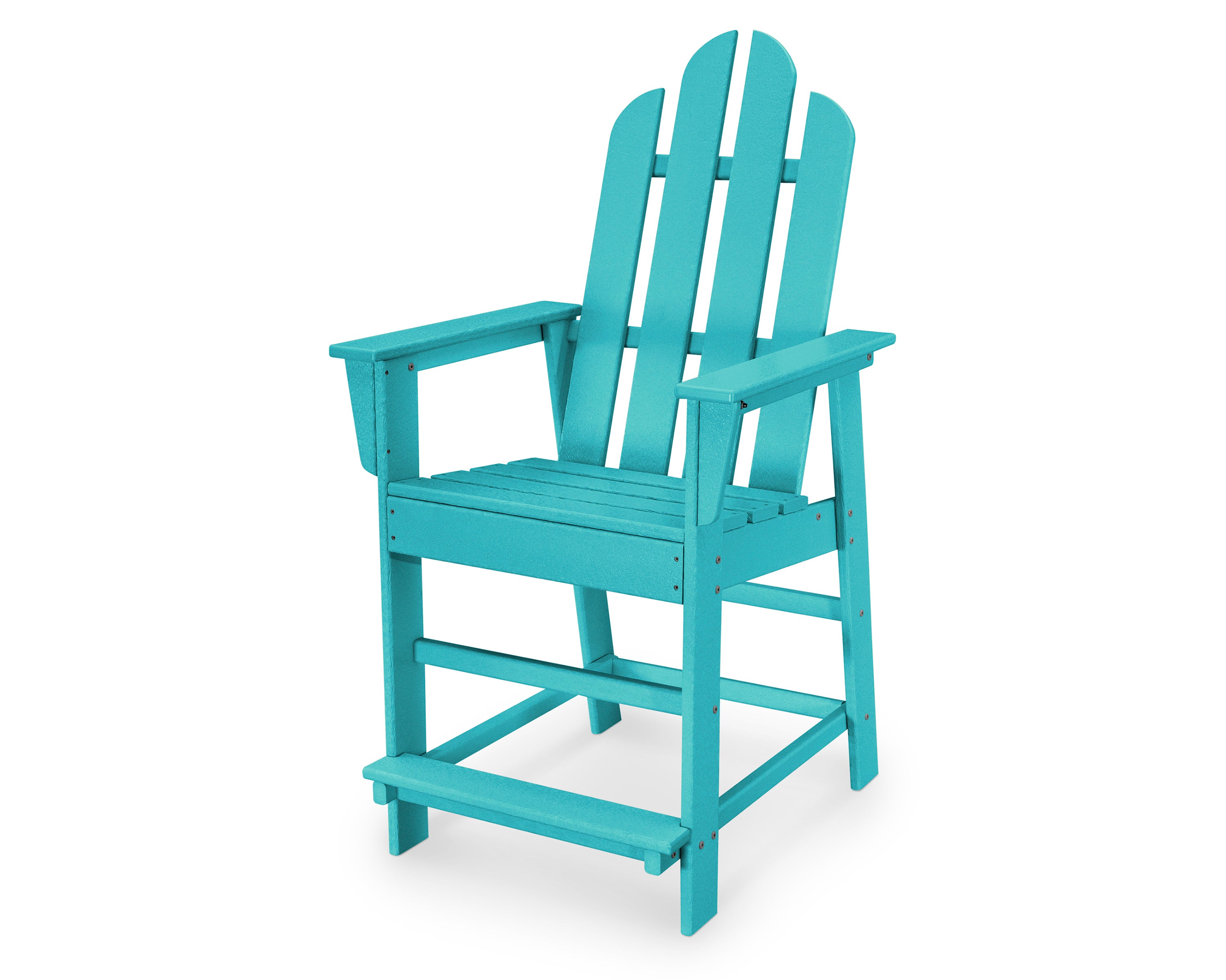 POLYWOOD® Long Island Counter Chair in Aruba