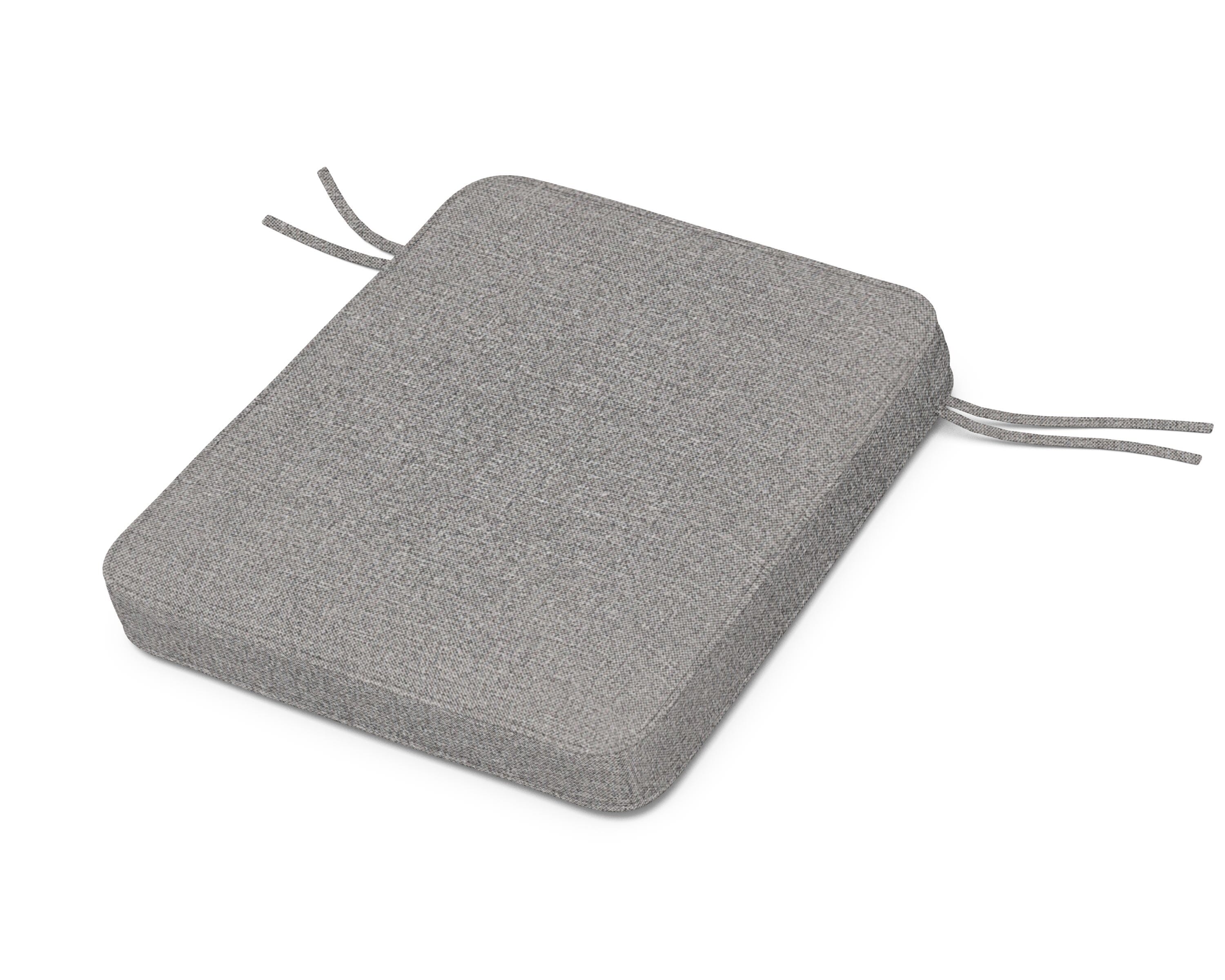 Martha Stewart by POLYWOOD® Chinoiserie Rocker Seat Cushion in Grey Mist